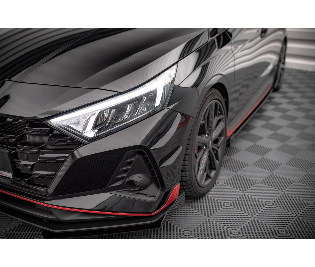 Stoßstangenflügel Vorne Canards für Hyundai I20N Maxton Design