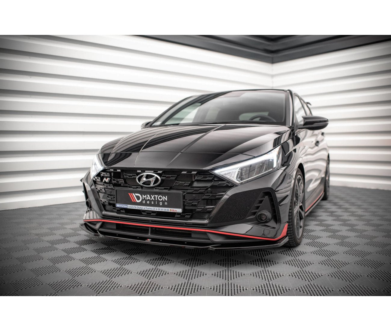 Stoßstangenflügel Vorne Canards für Hyundai I20N Maxton Design