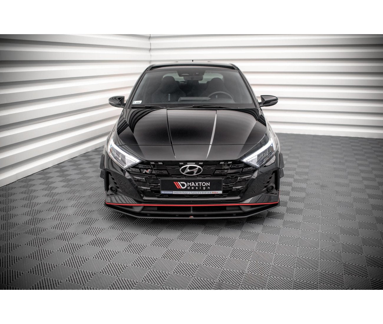 Street Pro Cup Spoilerlippe Front für Hyundai I20N Maxton Design