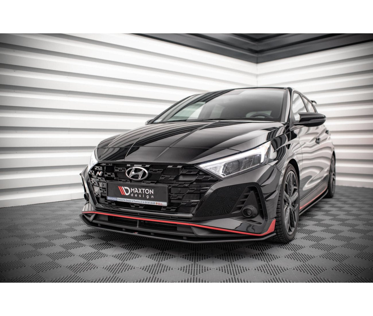 Street Pro Cup Spoilerlippe Front für Hyundai I20N Maxton Design