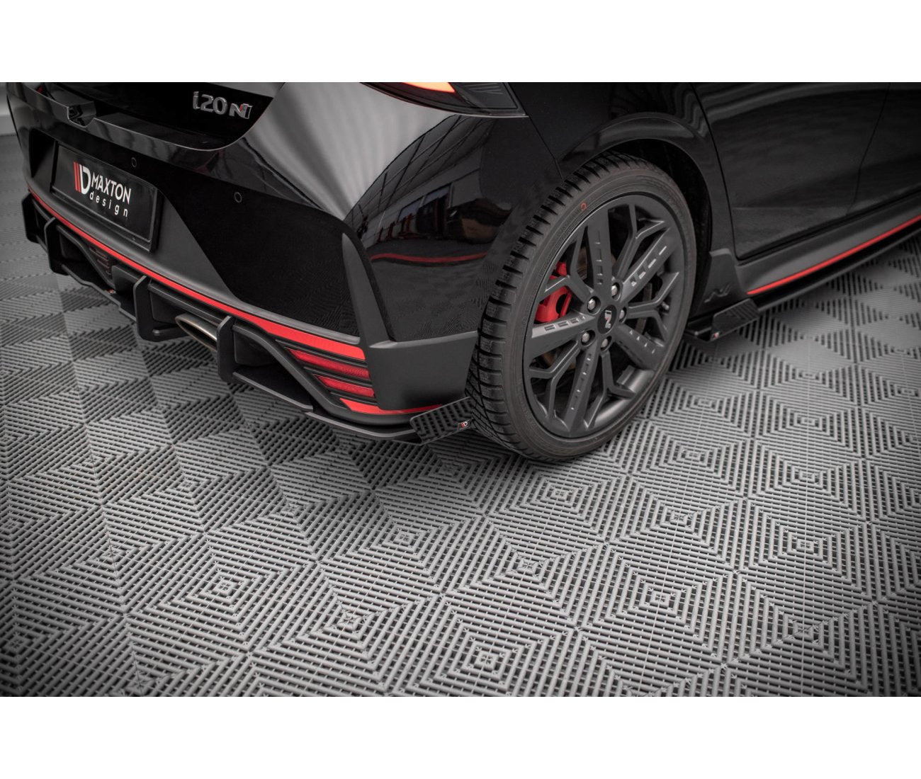 Street Pro Heck Ansatz + Flaps für Hyundai I20N Maxton Design