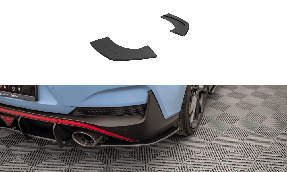 Street Pro Heck Ansatz Flaps Diffusor für Hyundai I30 N Fastback Facelift Maxton Design