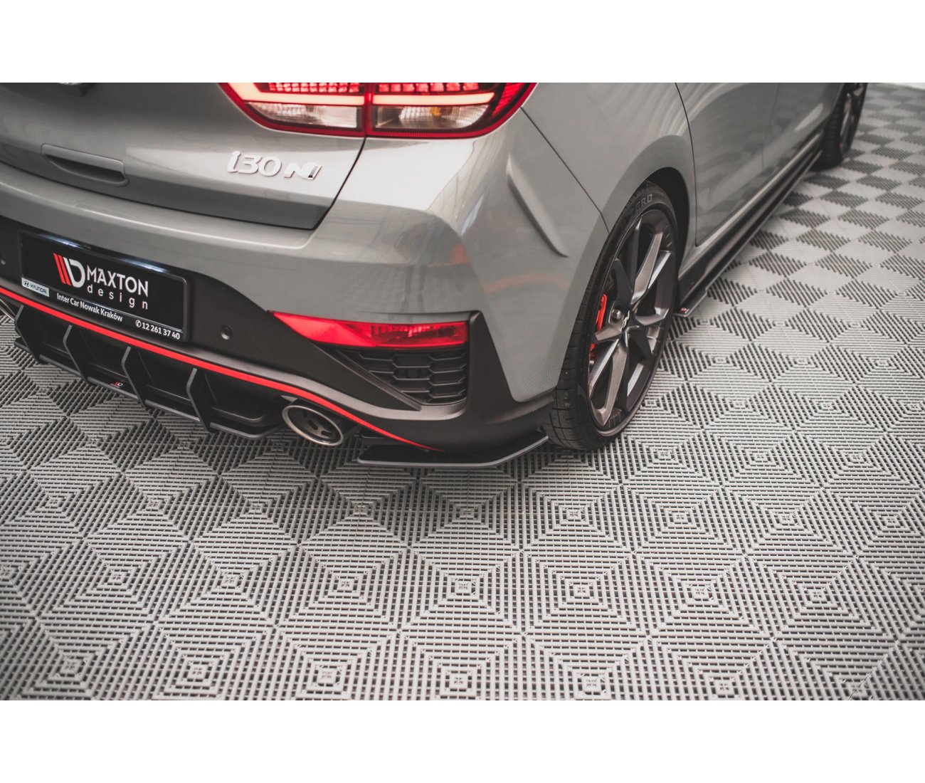 Street Pro Heck Flaps für Hyundai I30N Hatchback Facelift Maxton Design