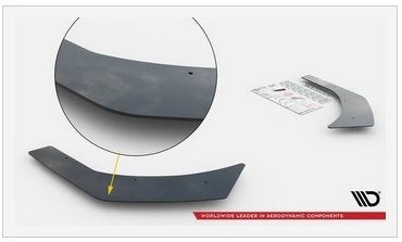 Street Pro Cup Seitenschweller für Hyundai I20N Schwarz-Hochglanz-Flaps Maxton Design