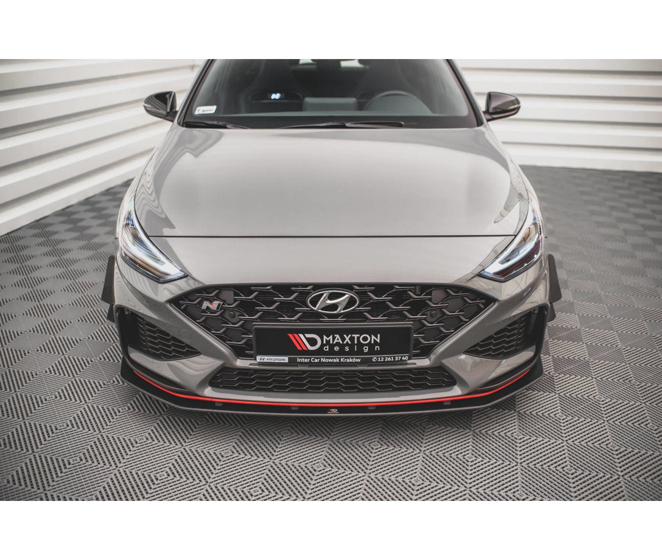 Street Pro Spoilerlippe Frontansatz für Hyundai I30 N Hatchback/Fastback Facelift Maxton Design
