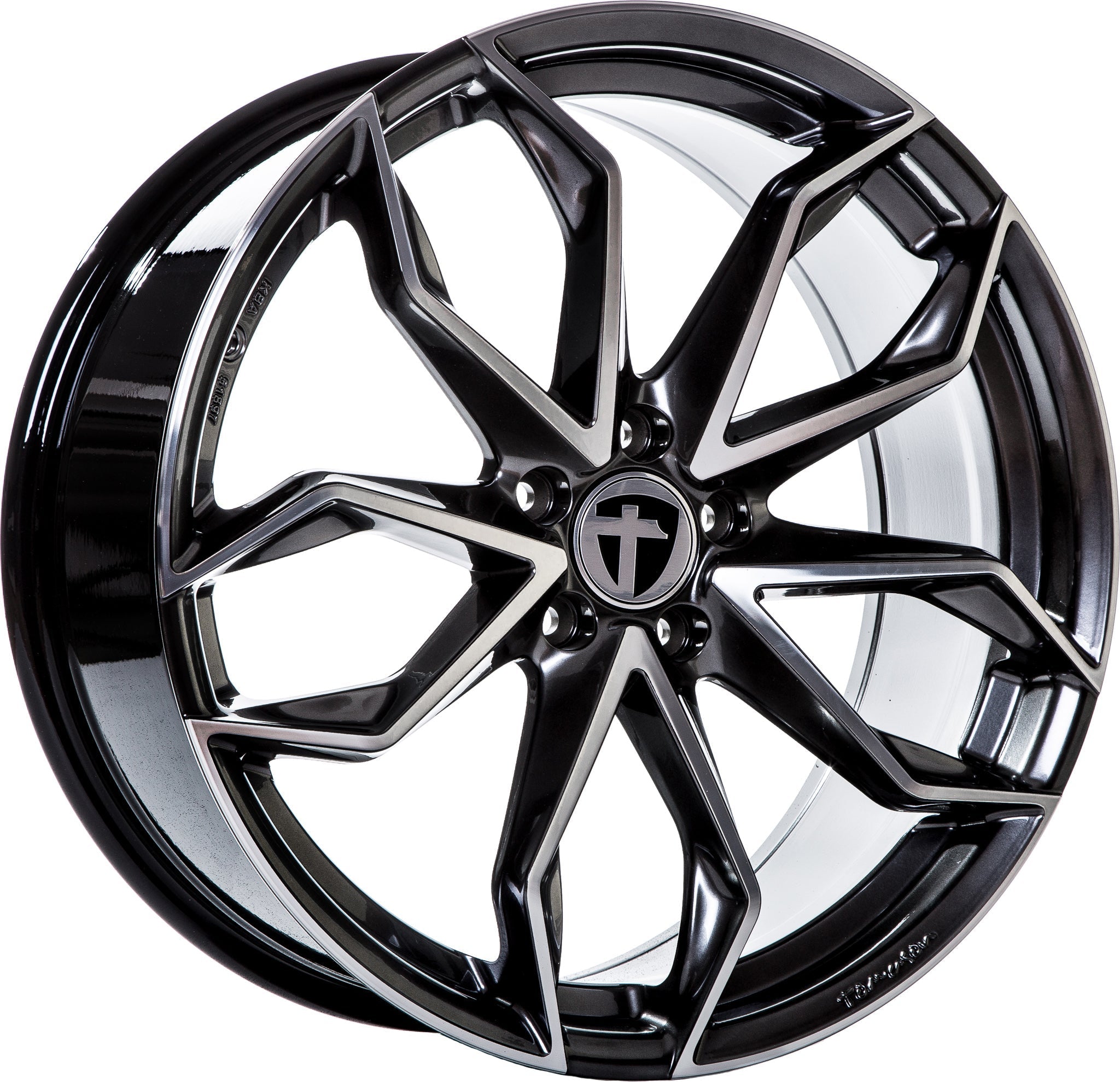 Tomason TN22 8x18-ET45-Schwarz-Glanz-poliert-114.3 Tomason