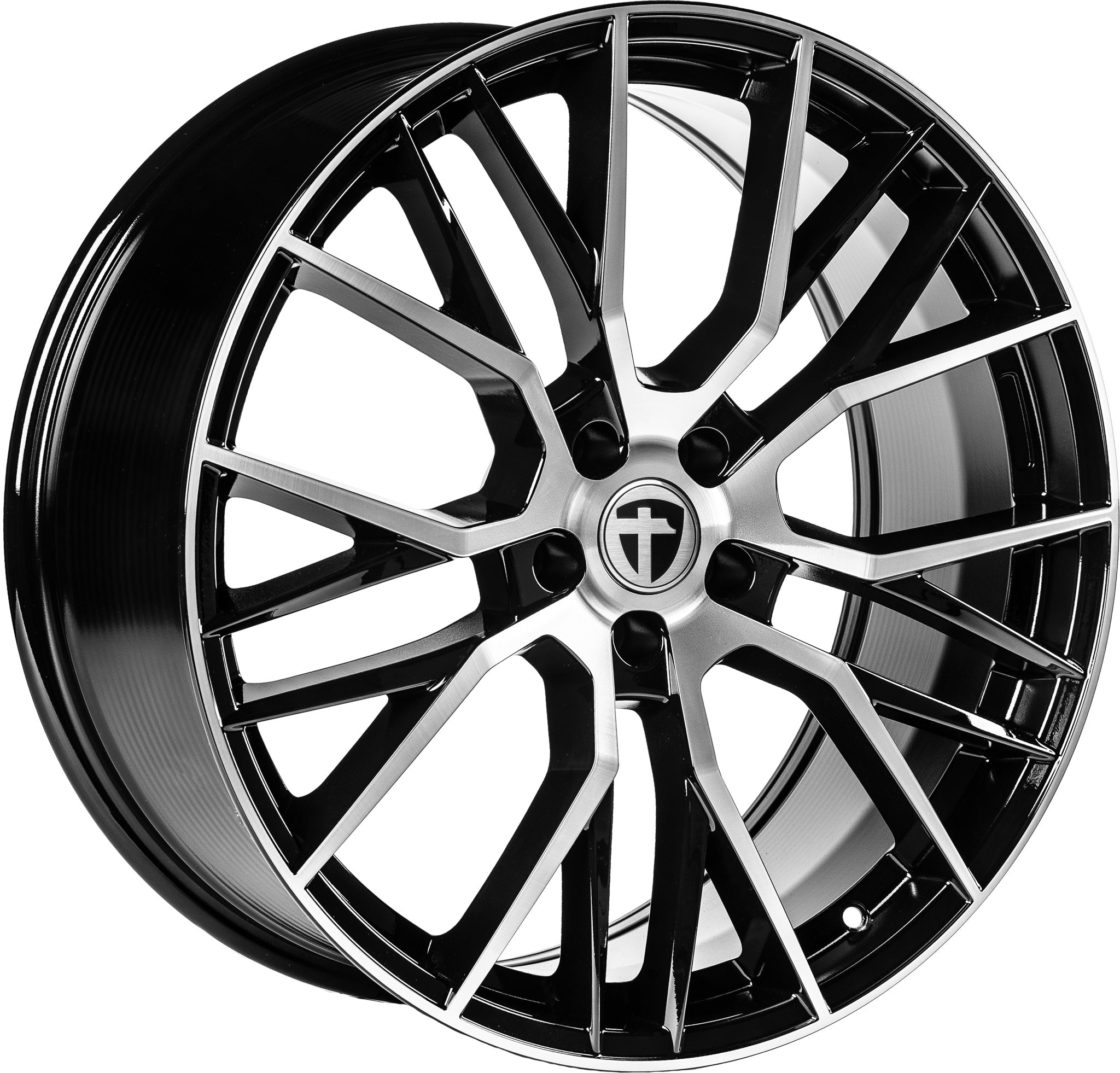 Tomason TN23  9.5x20-ET45-Schwarz-Glanz-poliert-114.3 Tomason