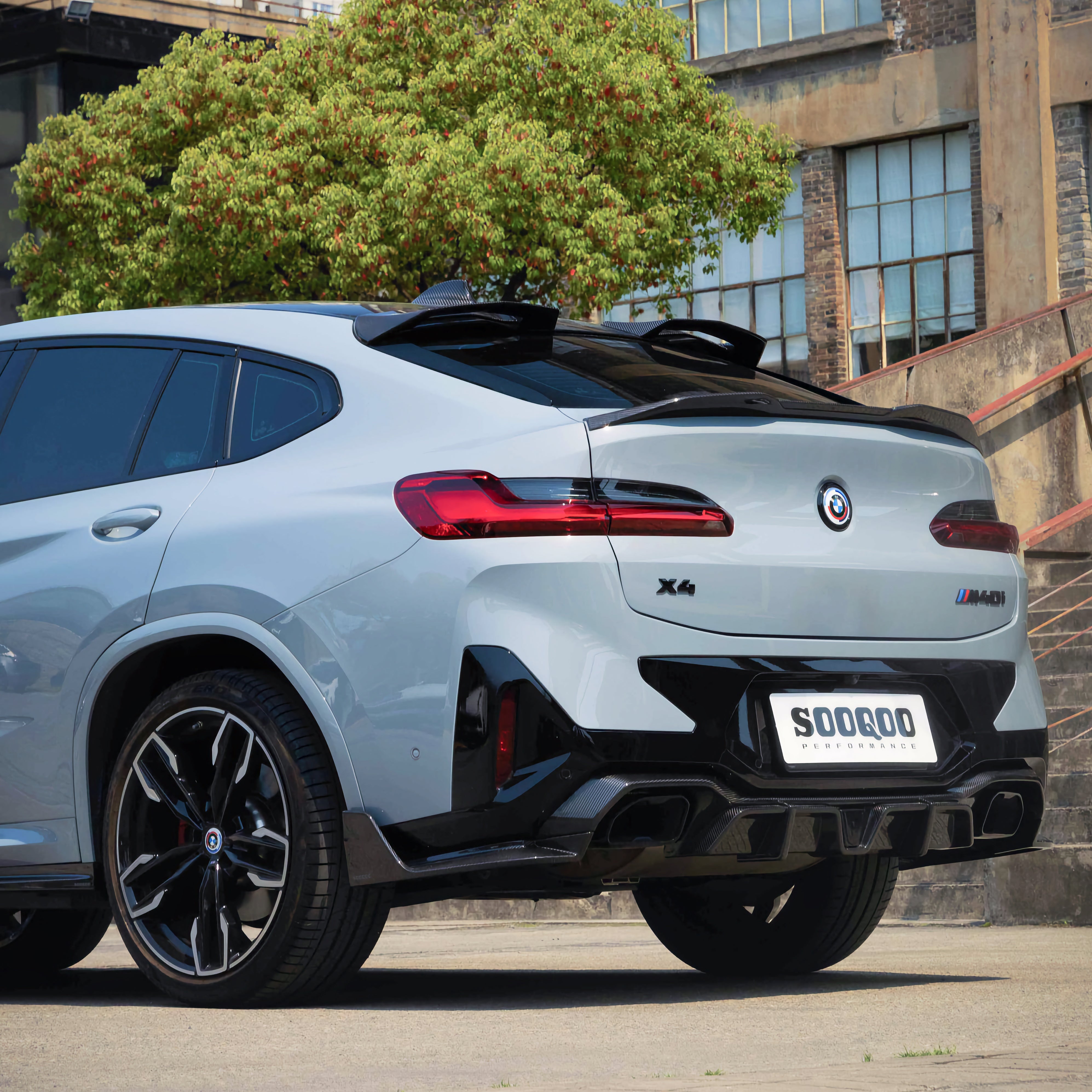 Heckspoiler Lippe passend für BMW X4M F98 / X4 G02 LCI   Sooqoo