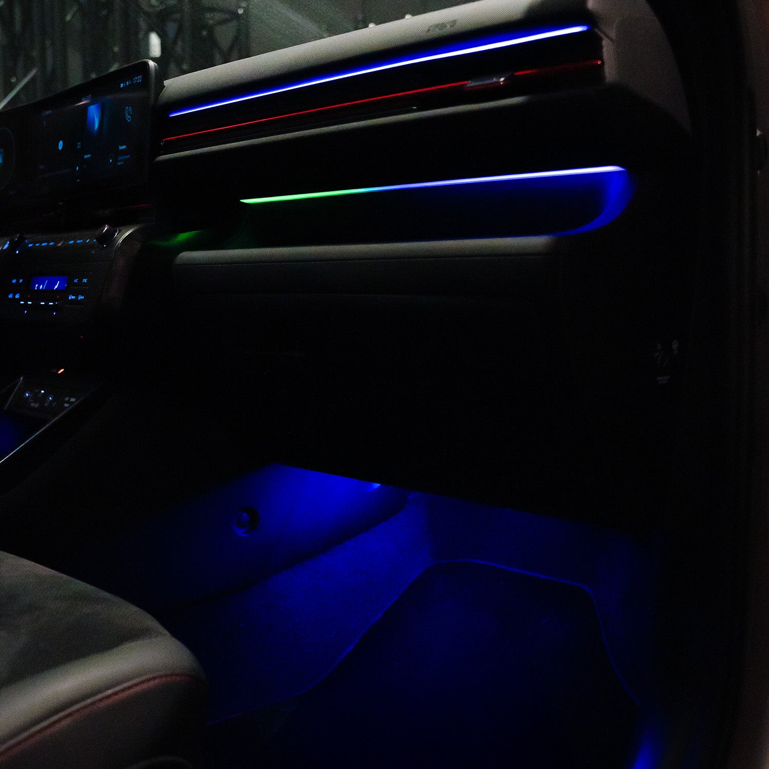 Hyundai I20N retrofit ambient lighting RGB