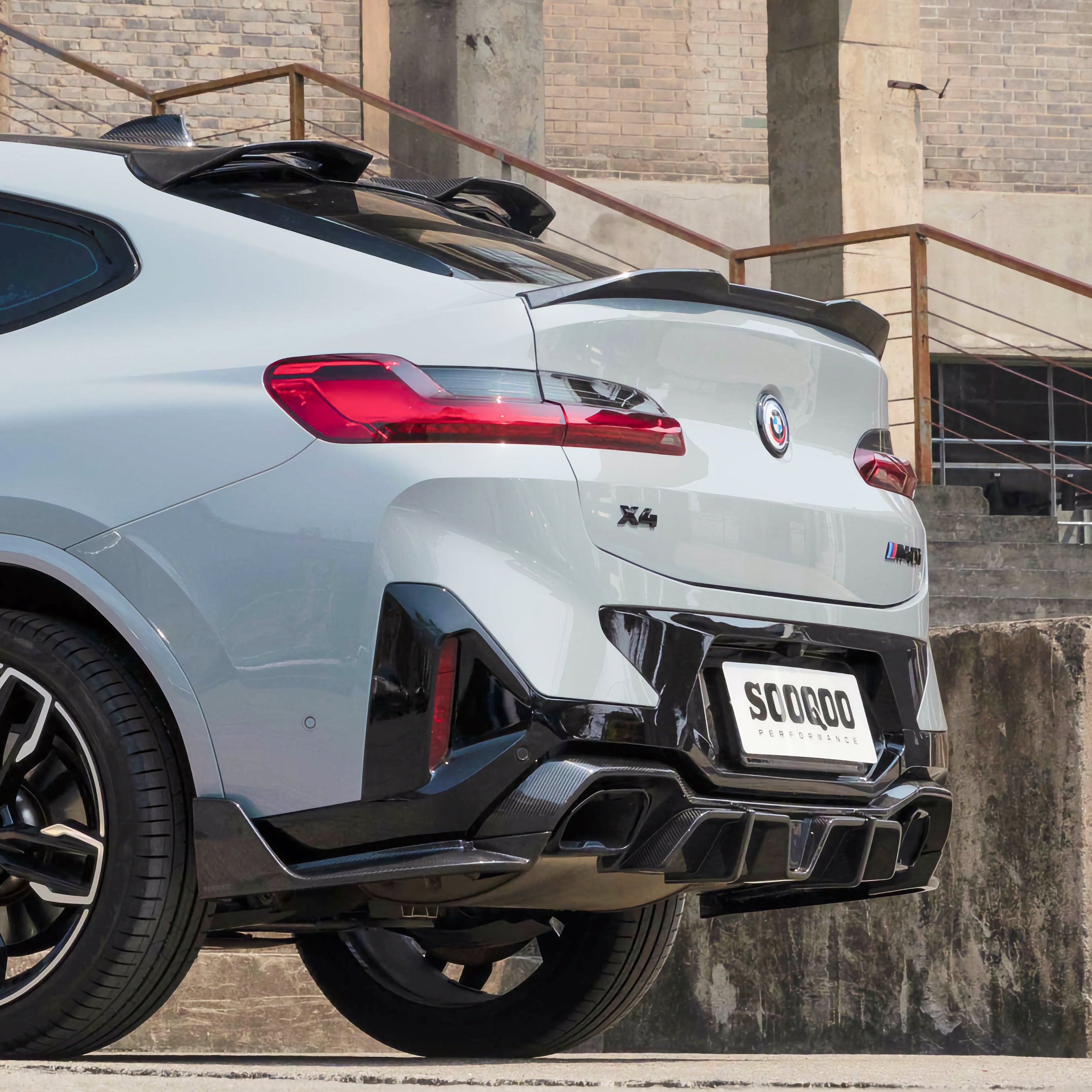 Dachspoiler Lippe Satz passend für BMW X4M F98 / X4 G02 LCI   Sooqoo