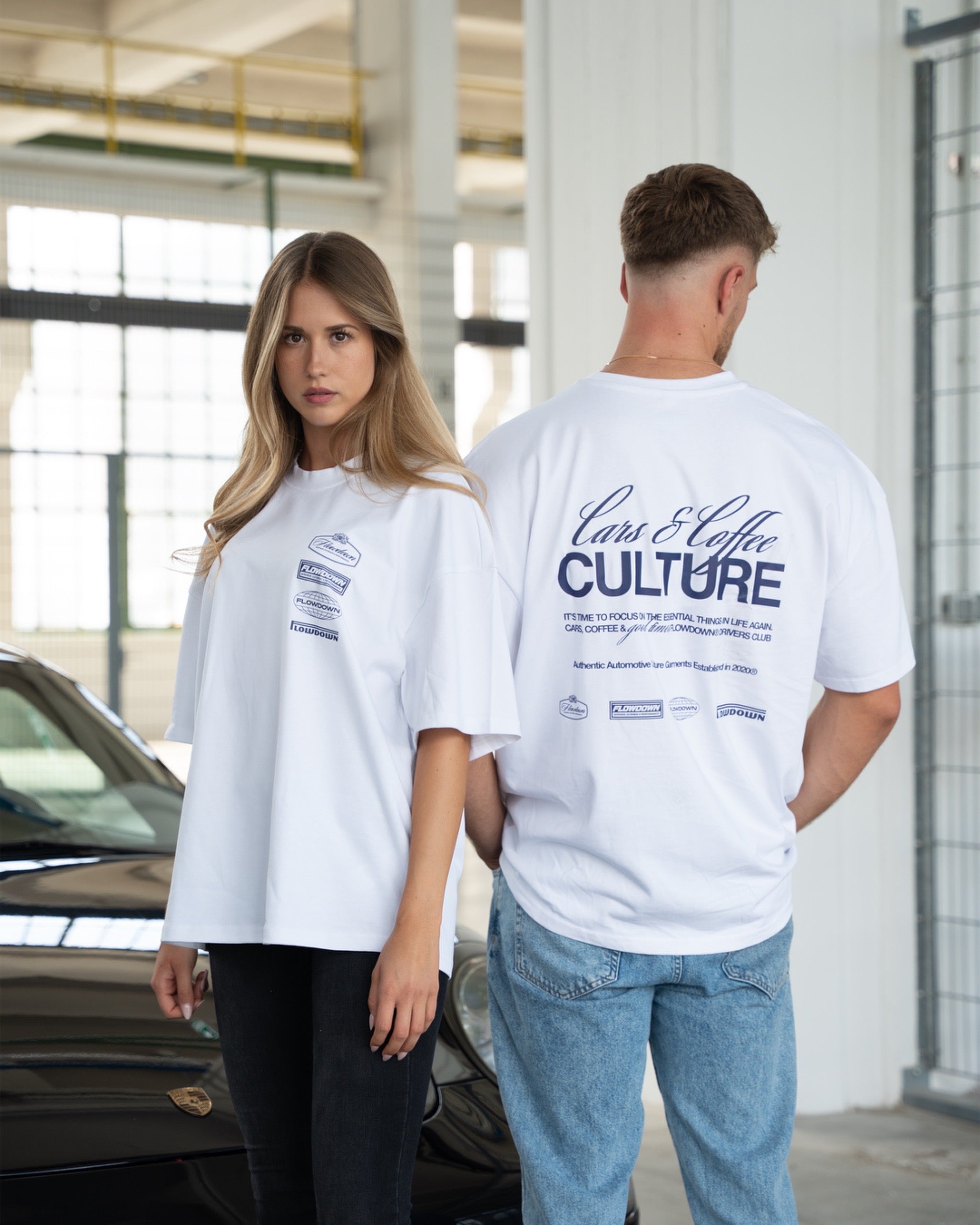 FLOW DOWN® CARS & COFFEE SHIRT 300gsm   FLOW DOWN®