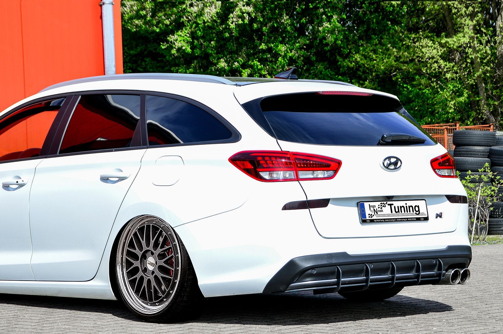 Racing rear apron for Hyundai I30N Performance Facelift