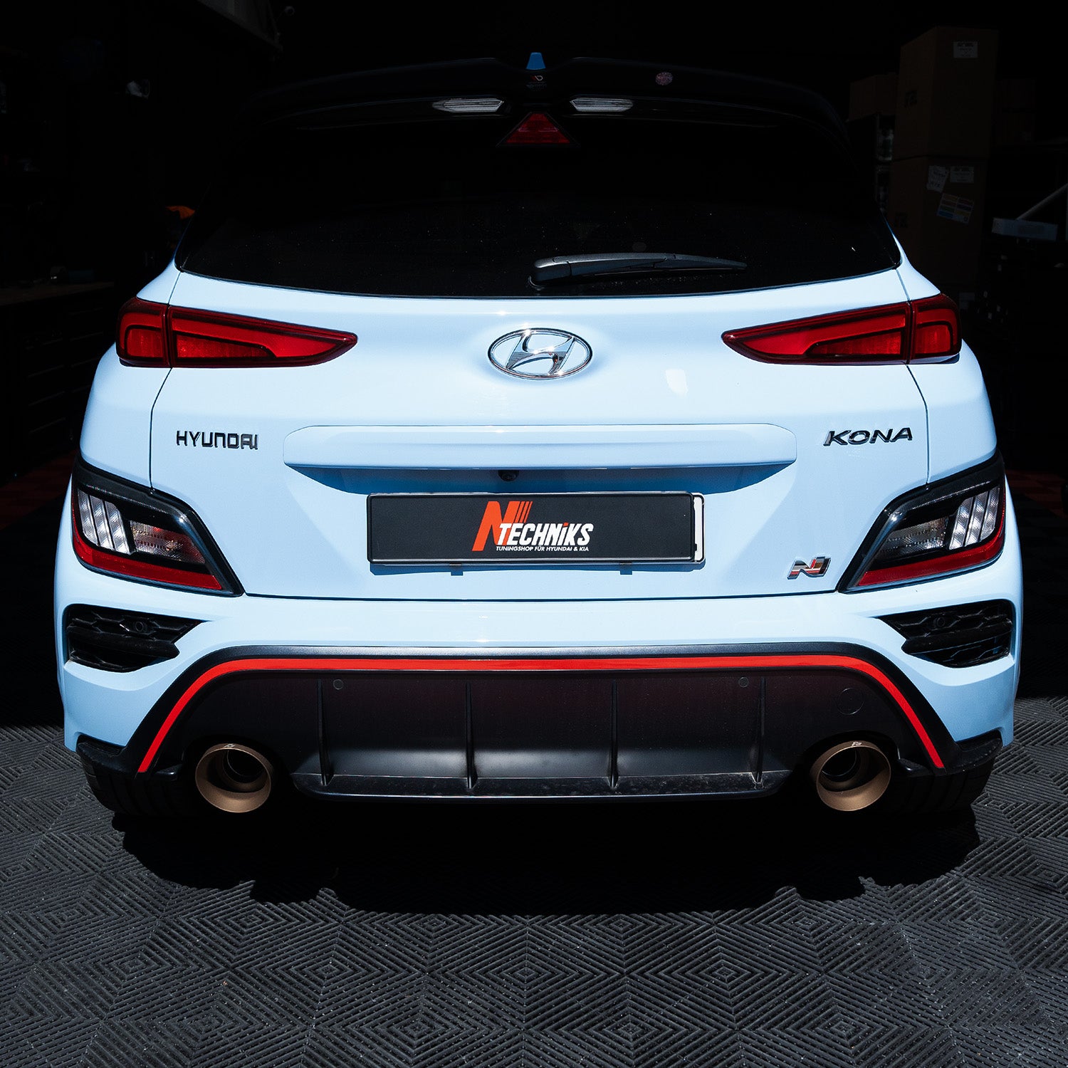 Endrohre 129mm für Hyundai Kona N