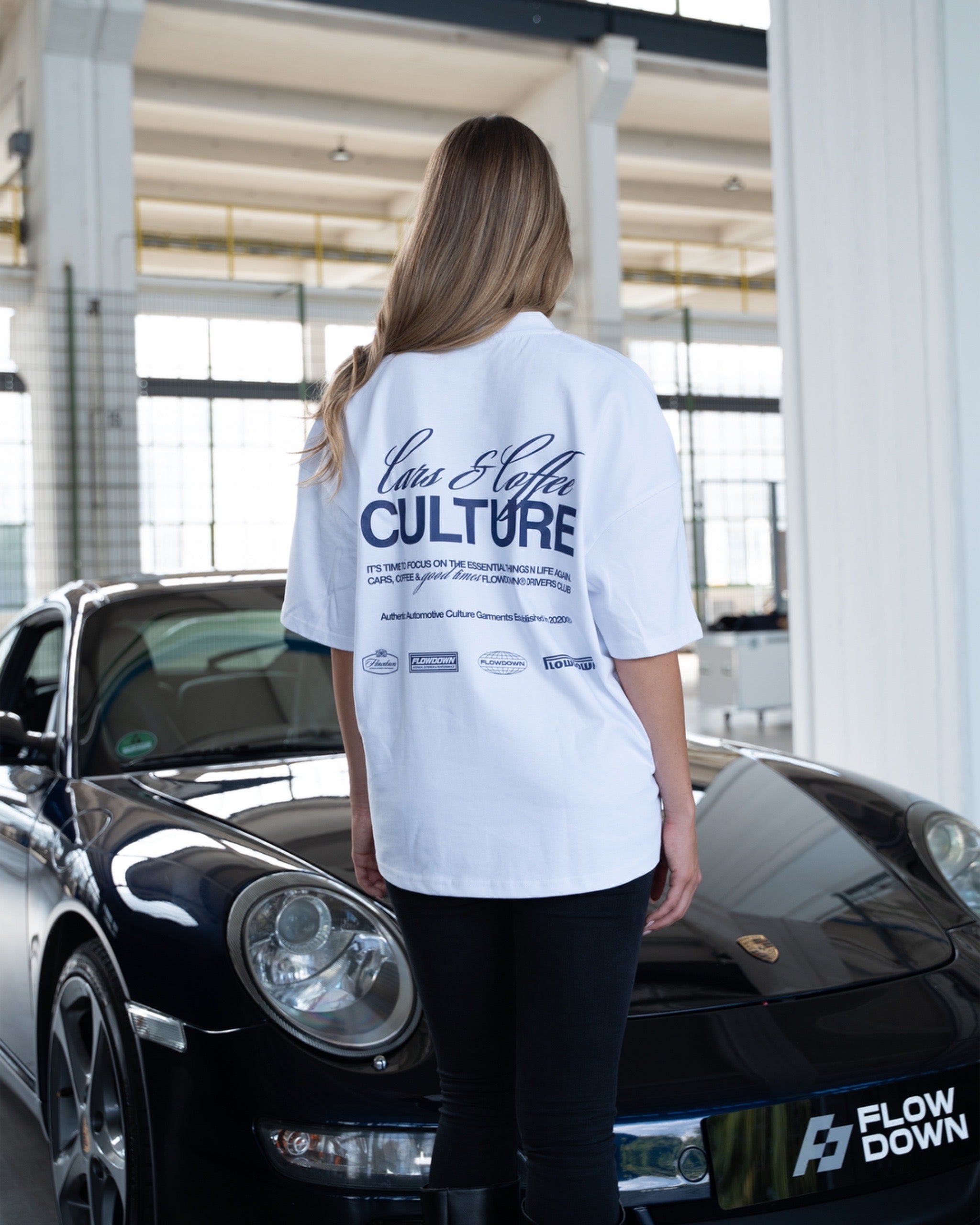 FLOW DOWN® CARS & COFFEE SHIRT 300gsm   FLOW DOWN®