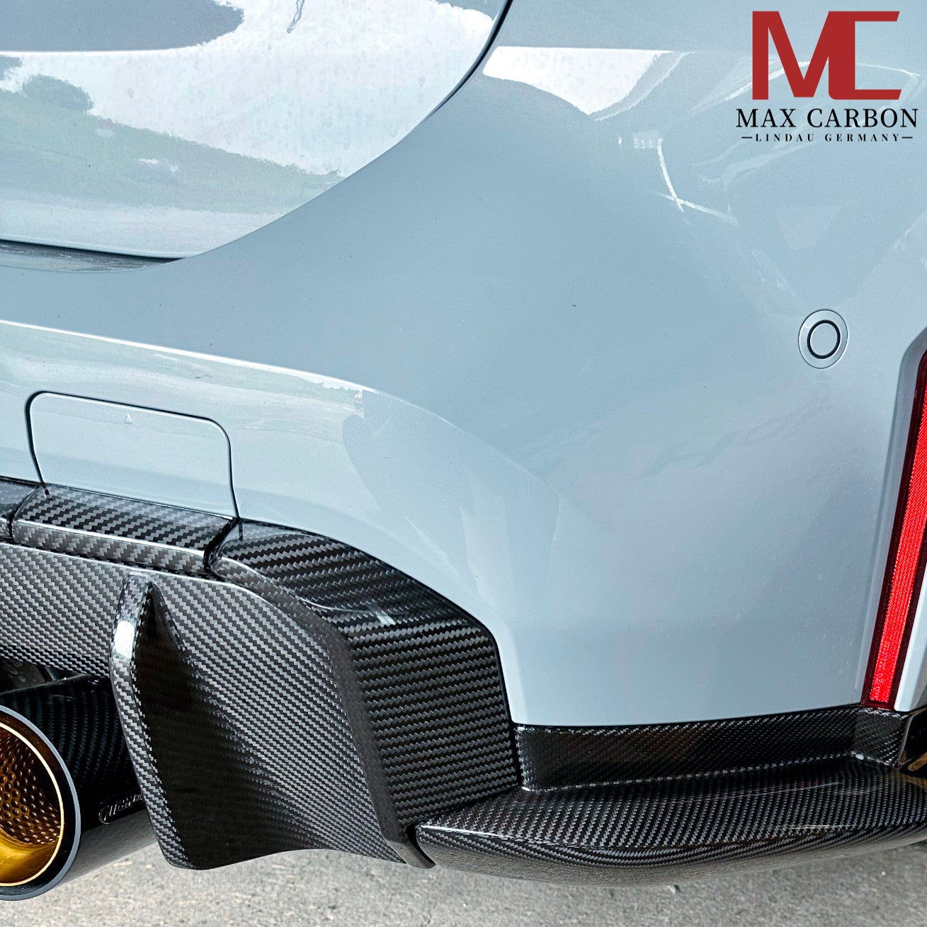 Dry Carbon Heckdiffusor "SPORT-Style" für BMW M3 G80 G81 / M4 G82 G83 inkl. LCI mit Teiletypgenehmigung (TTG)   Max Carbon