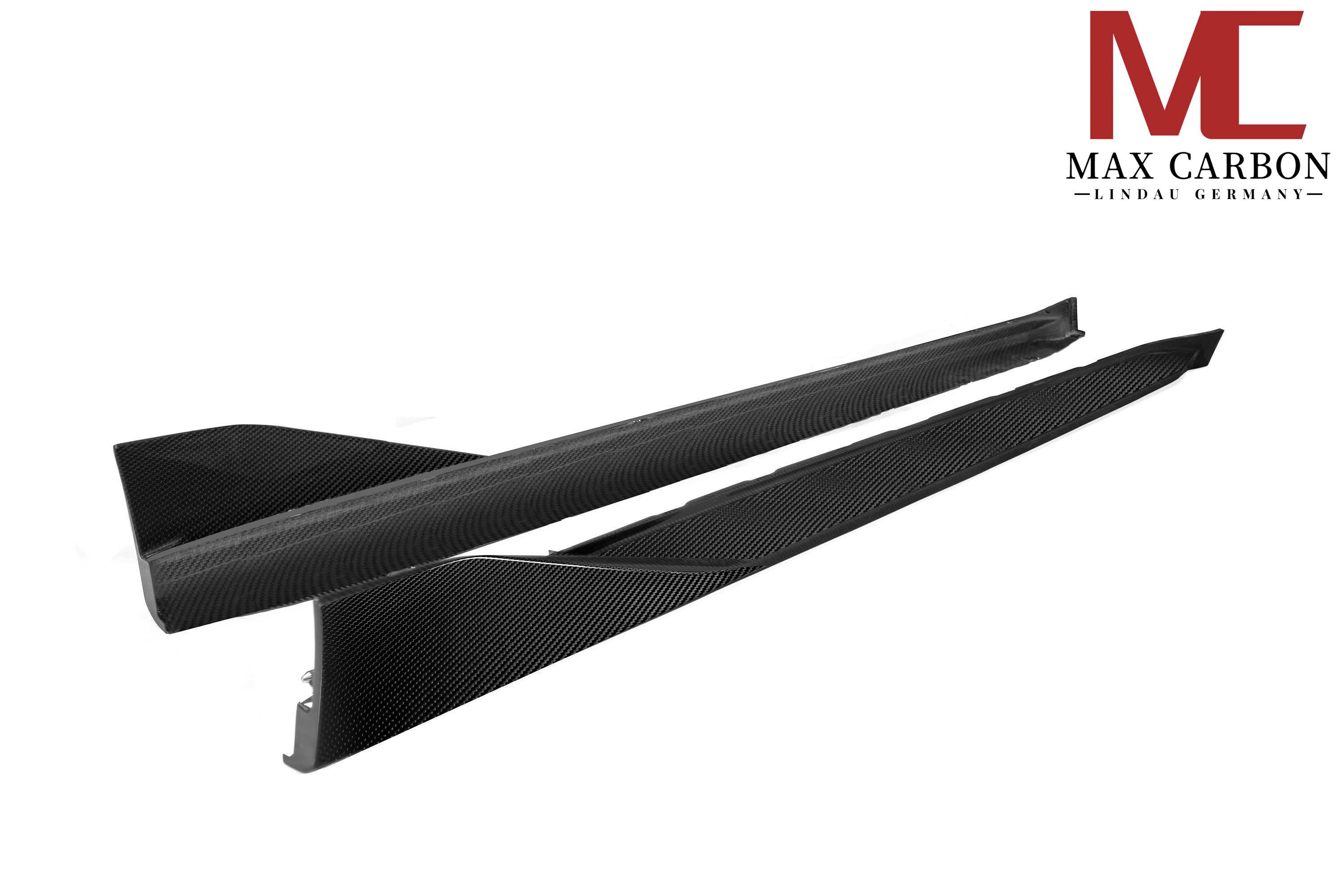 Dry Carbon Seitenschweller für BMW M4 G82 G83 mit Teiletypgenehmigung (TTG)   Max Carbon