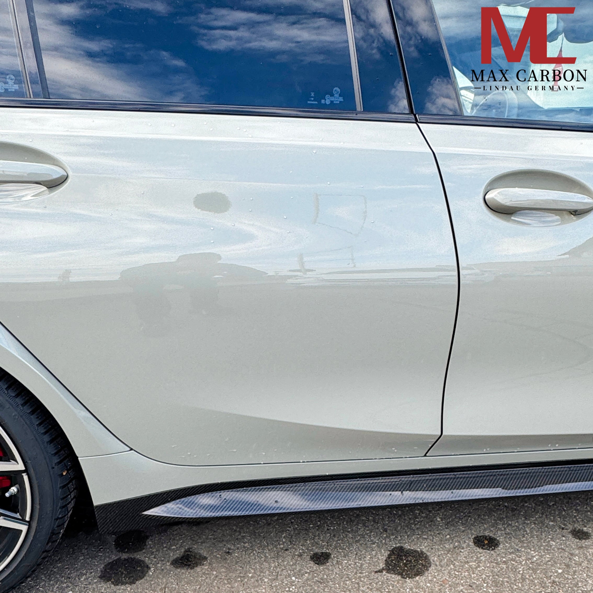 Dry Carbon Seitenschweller "OEM Style" für BMW M3 G80 G81 mit Teiletypgenehmigung (TTG)   Max Carbon