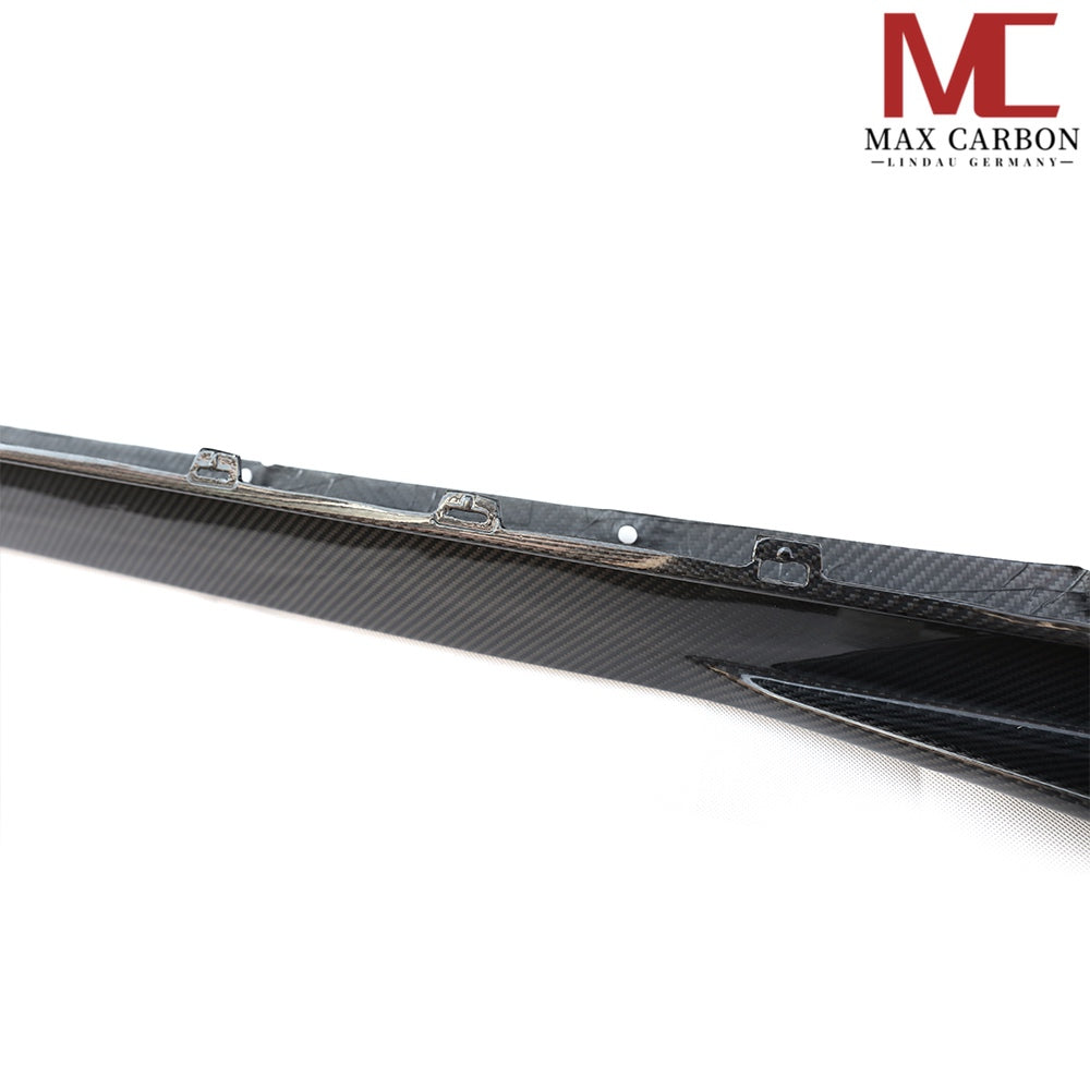 Dry Carbon Seitenschweller für BMW M3 G80 G81 mit Teiletypgenehmigung (TTG)   Max Carbon