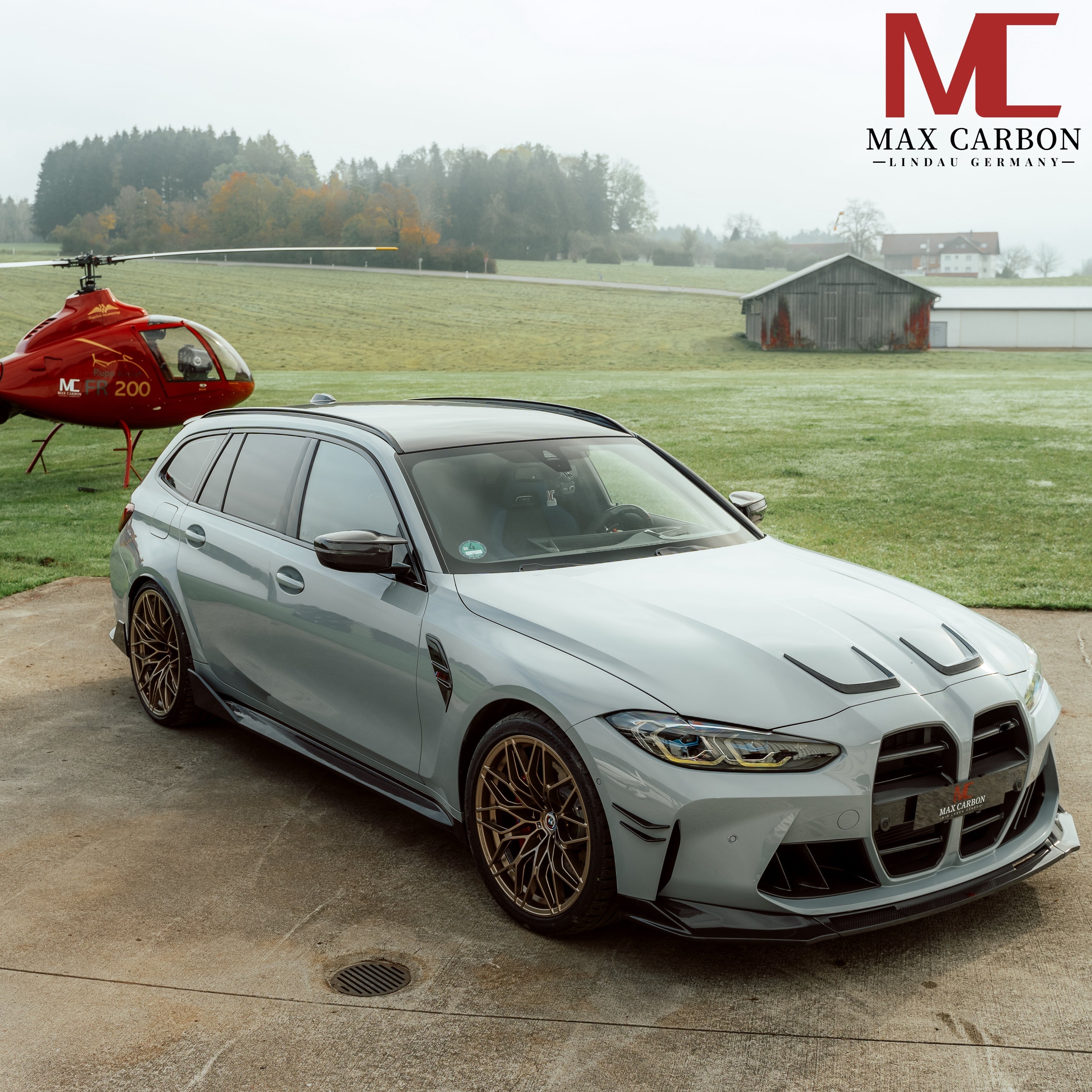 Dry Carbon Kühlergrill Nieren für BMW M3 G80 G81 / M4 G82 G83 - VST   Max Carbon