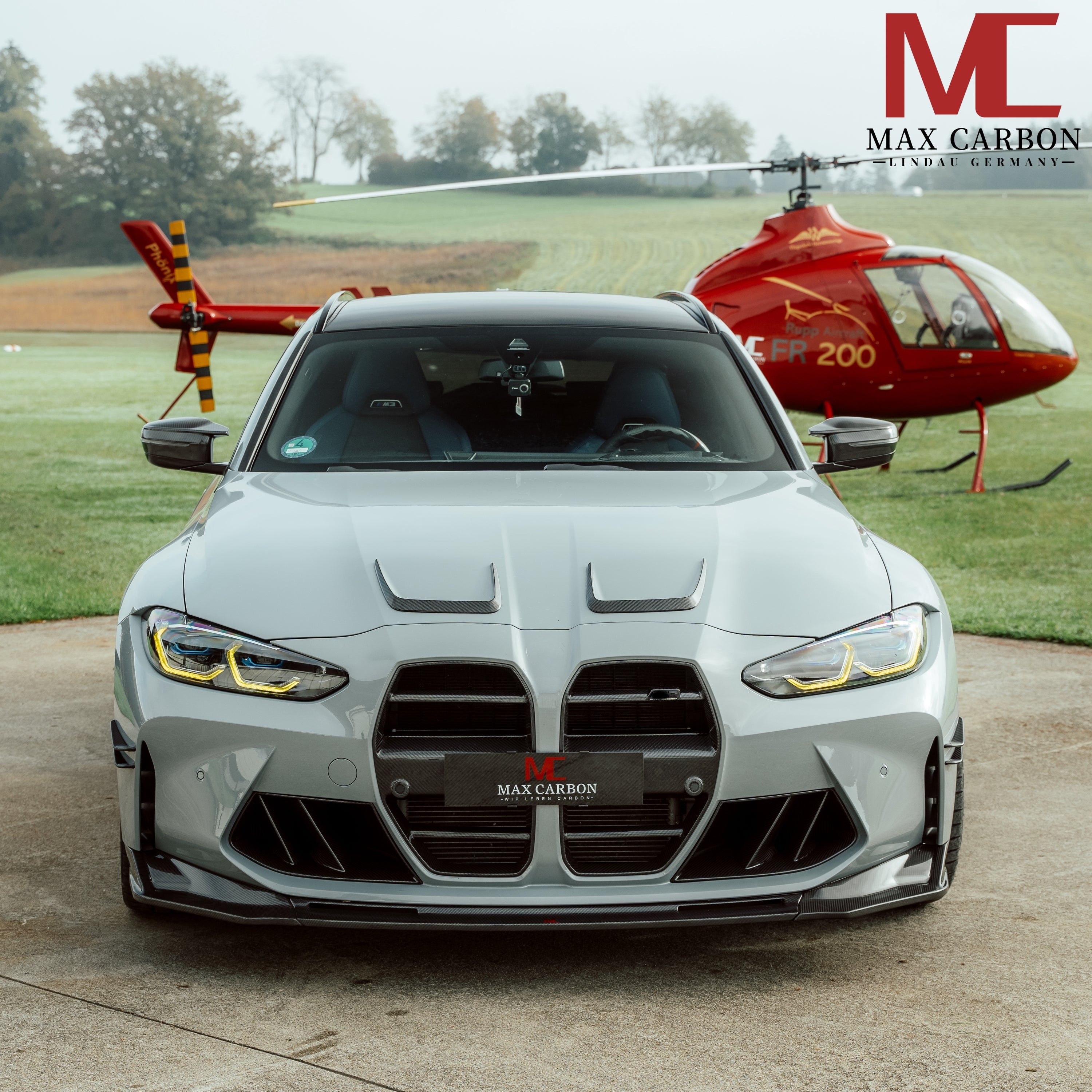 Dry Carbon Kühlergrill Nieren für BMW M3 G80 G81 / M4 G82 G83 - VST   Max Carbon