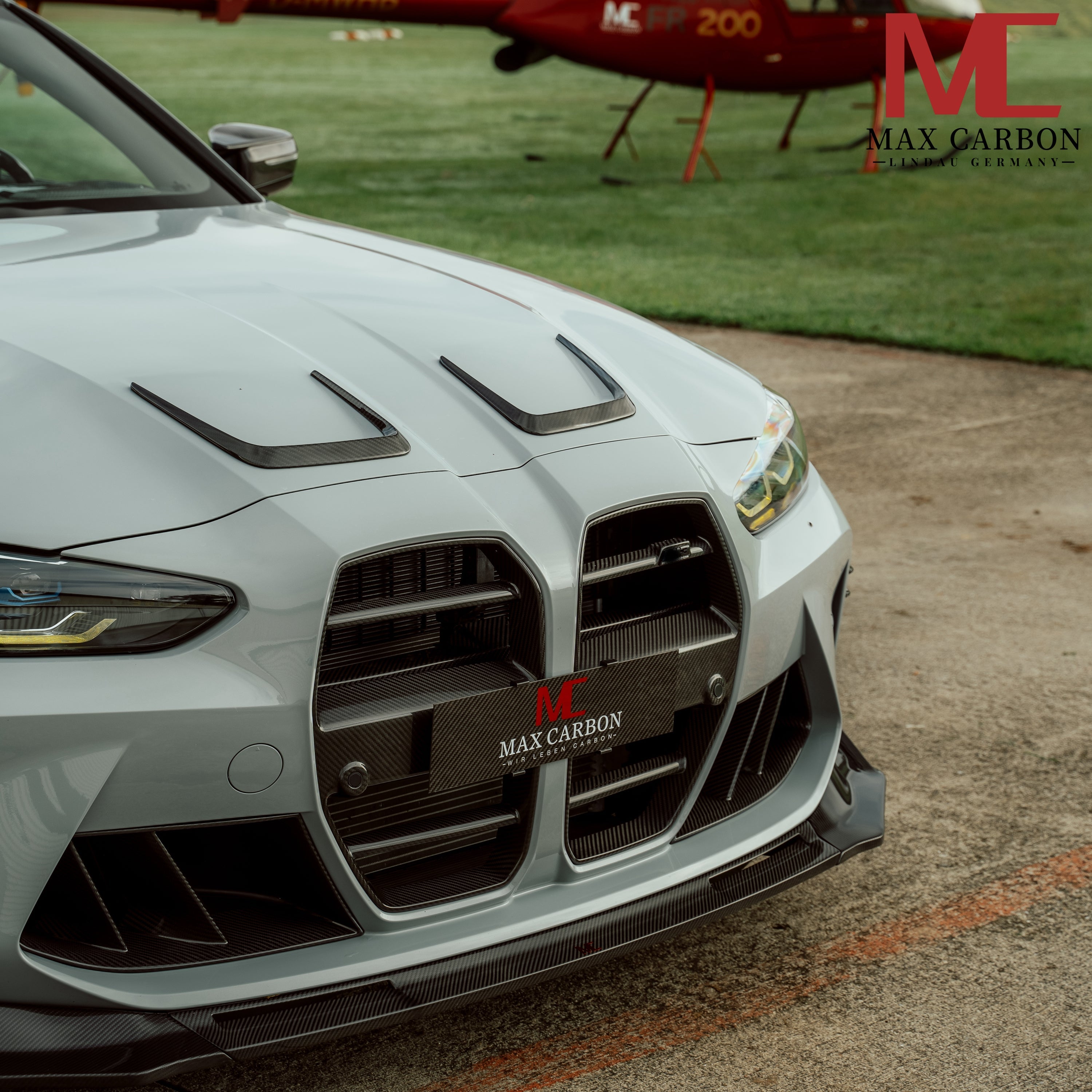 Dry Carbon Kühlergrill Nieren für BMW M3 G80 G81 / M4 G82 G83 - VST   Max Carbon