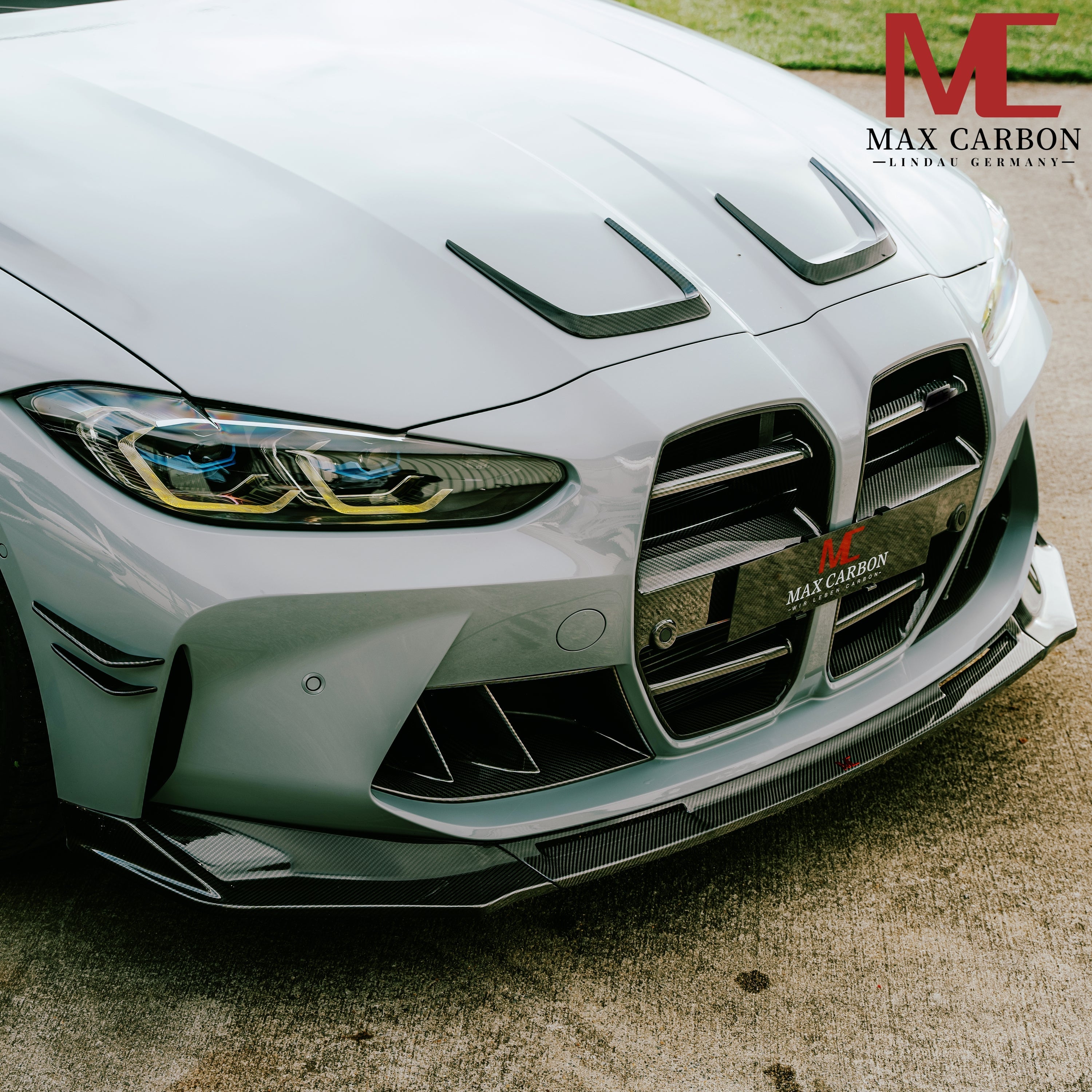 Dry Carbon Kühlergrill Nieren für BMW M3 G80 G81 / M4 G82 G83 - VST   Max Carbon