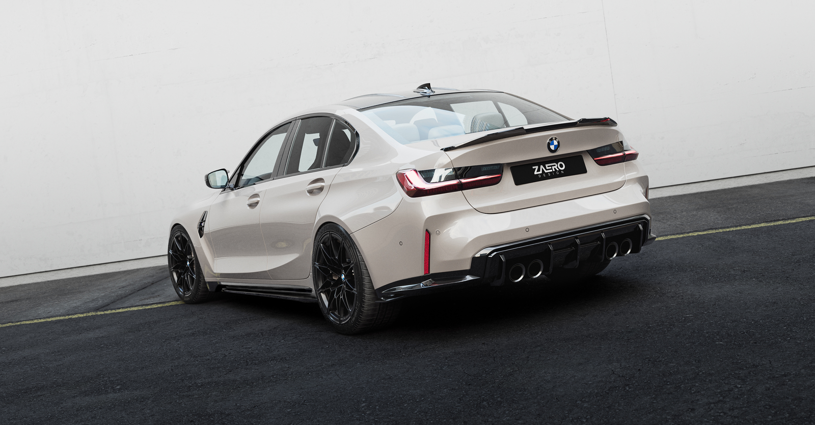 Heckspoiler passend für BMW M3 G80 & 3er G20 – Heckdetail