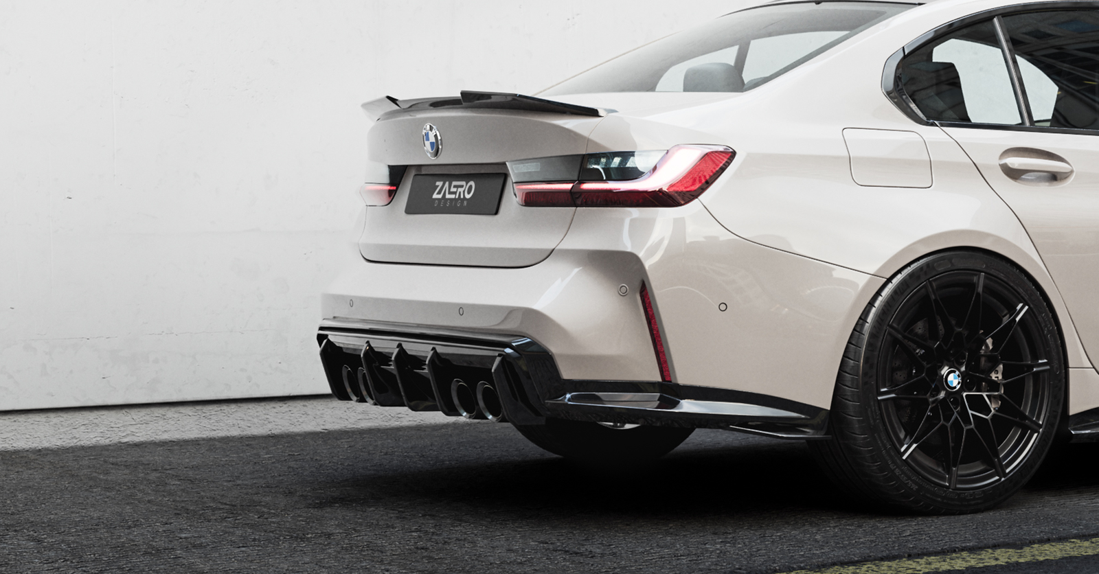 Diffusor passend für BMW M3 M4 G8X – Heckdetail