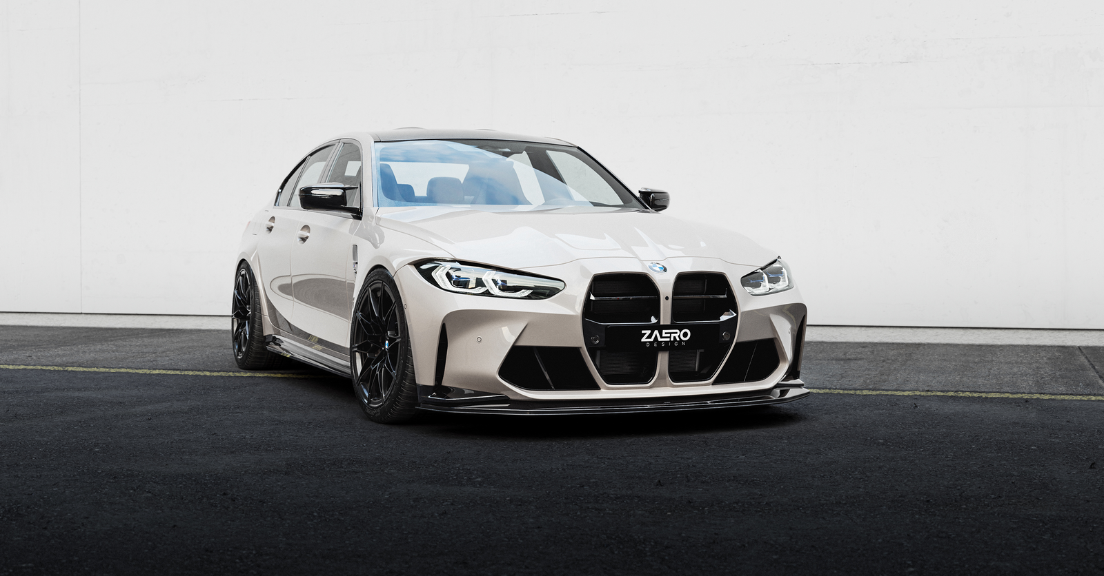 EVO-S Frontgrill Nieren passend für BMW M3 M4 G8X – Nahaufnahme