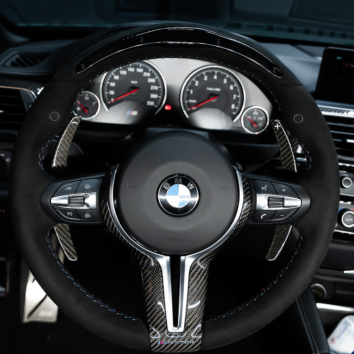 Carbon Schaltwippen V.3 für BMW M2/M3/M4 (F- und G-Reihe)   FLOW DOWN®