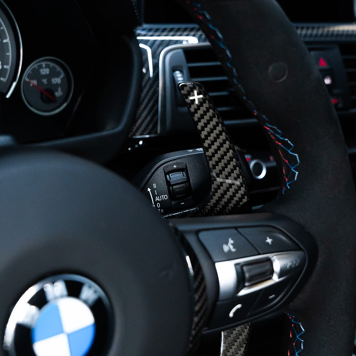 Carbon Schaltwippen V.3 für BMW M2/M3/M4 (F- und G-Reihe)   FLOW DOWN®