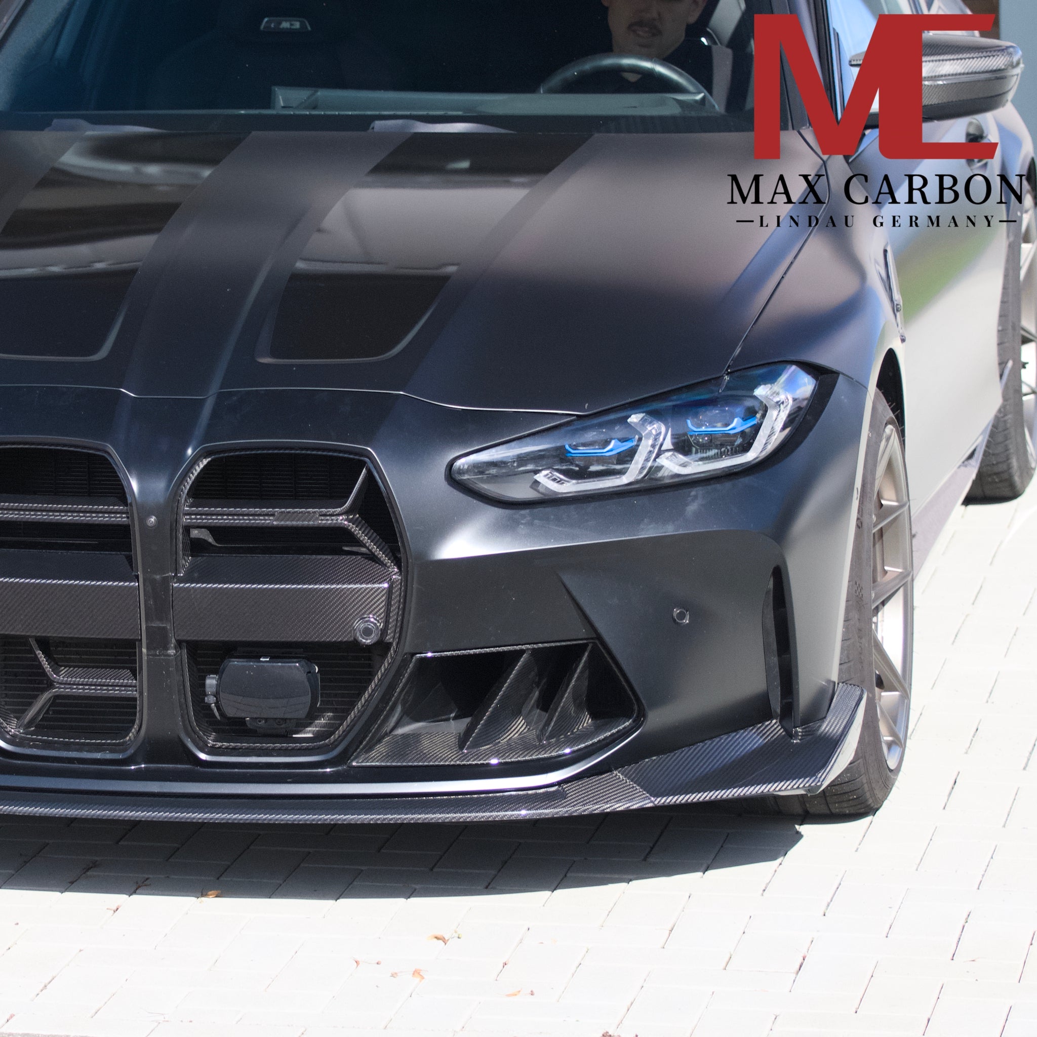 Dry Carbon Frontlippe für BMW M3 G80 G81 / M4 G82 G83 CSL mit Teiletypgenehmigung (TTG)   Max Carbon