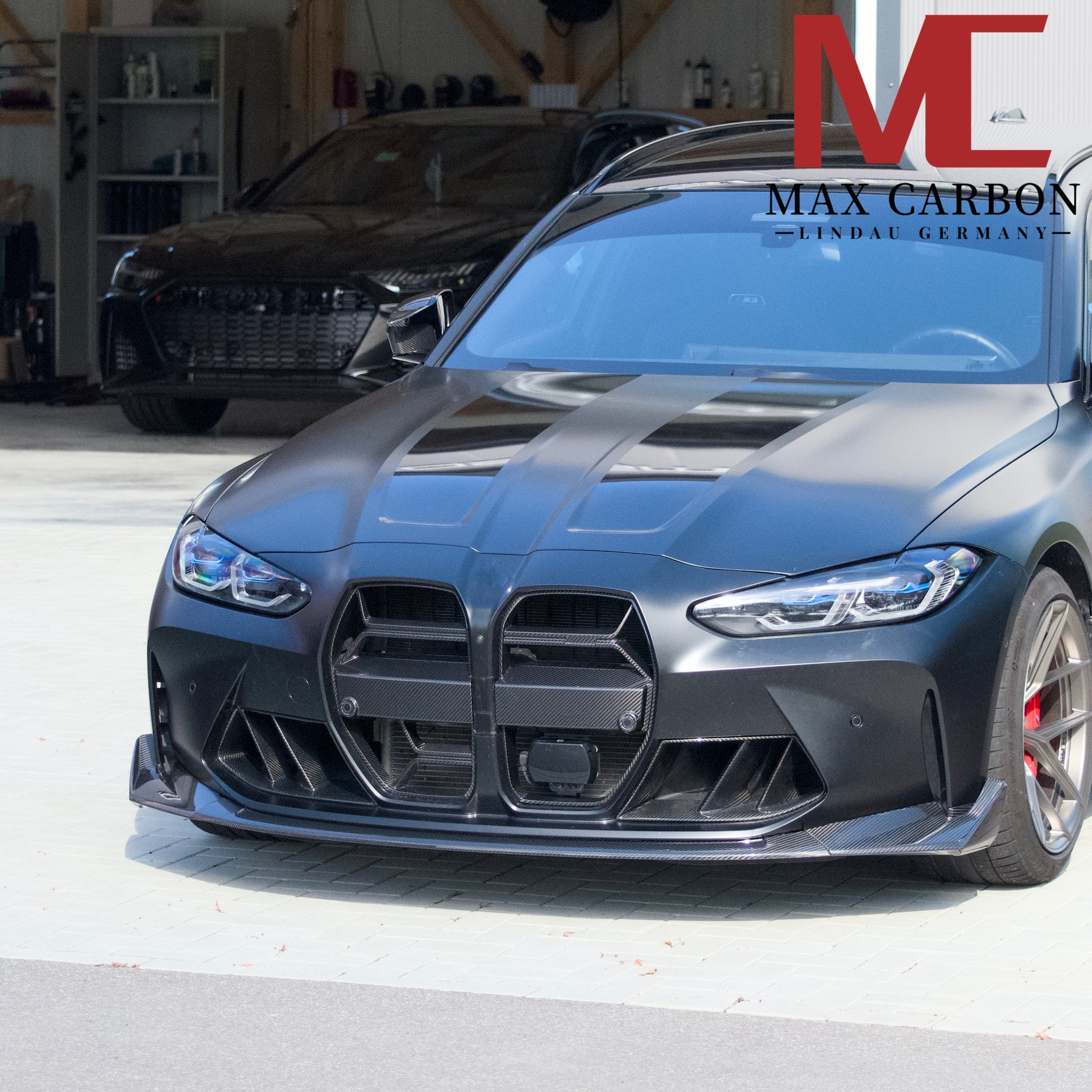 Dry Carbon Kühlergrill Nieren für BMW M3 G80 G81 / M4 G82 G83 CSL   Max Carbon