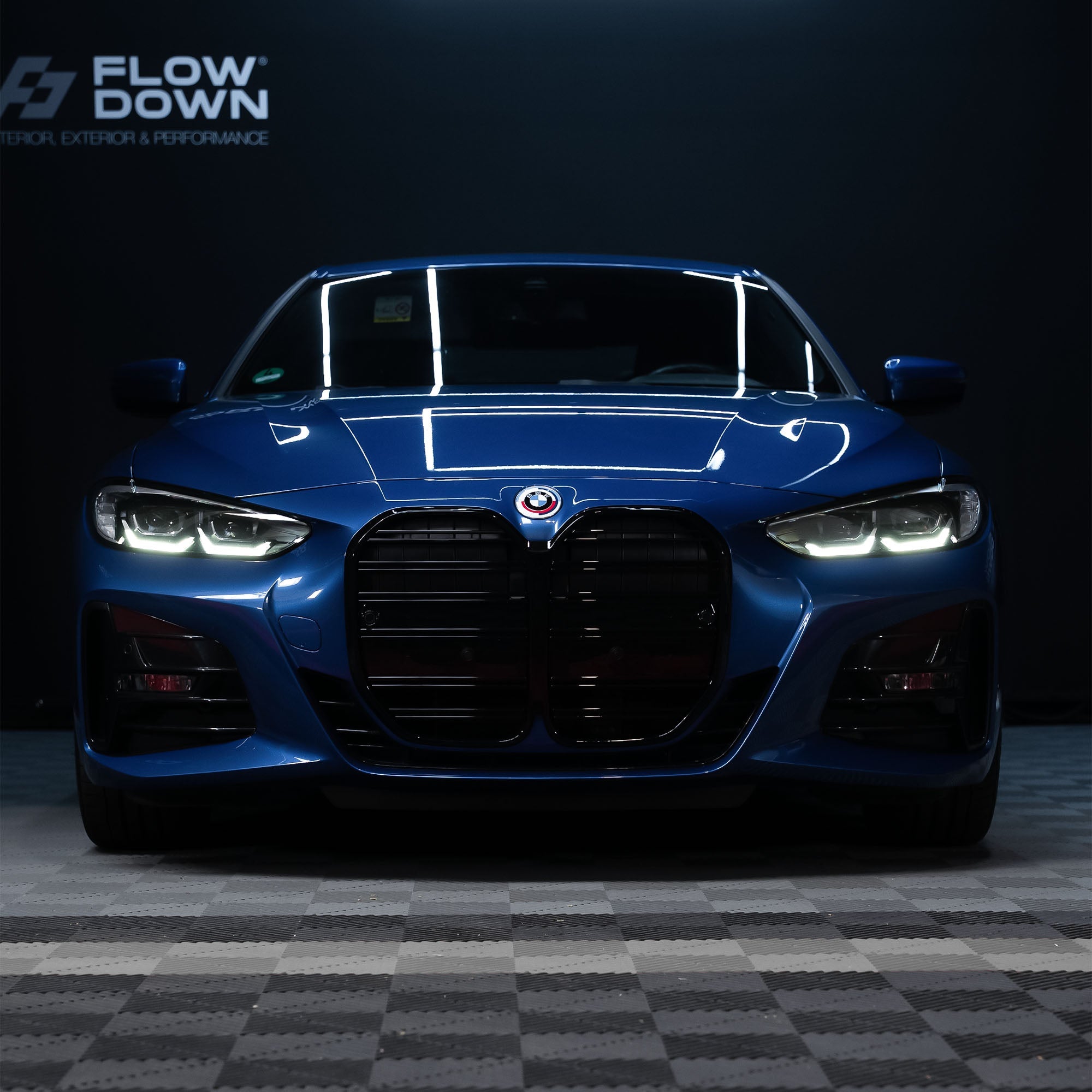 FLOW DOWN® Magnet Kennzeichenhalter für BMW 4er (G22)   FLOW DOWN®