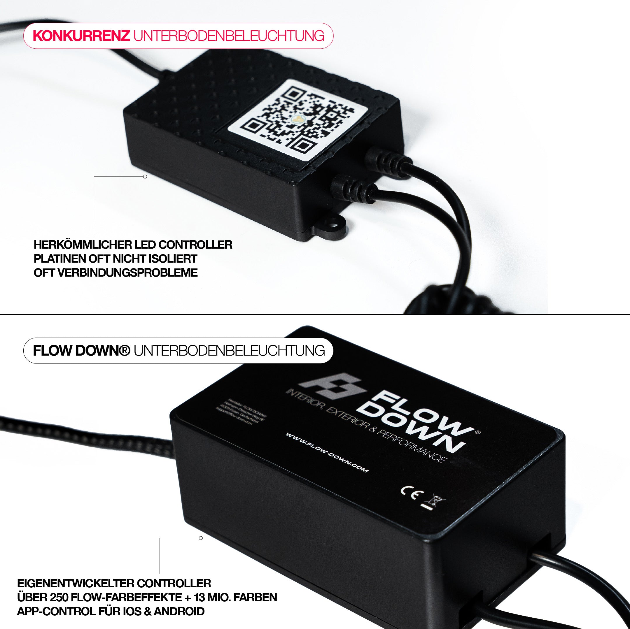 FLOW DOWN® Unterbodenbeleuchtung Rainbow Kit   FLOW DOWN®