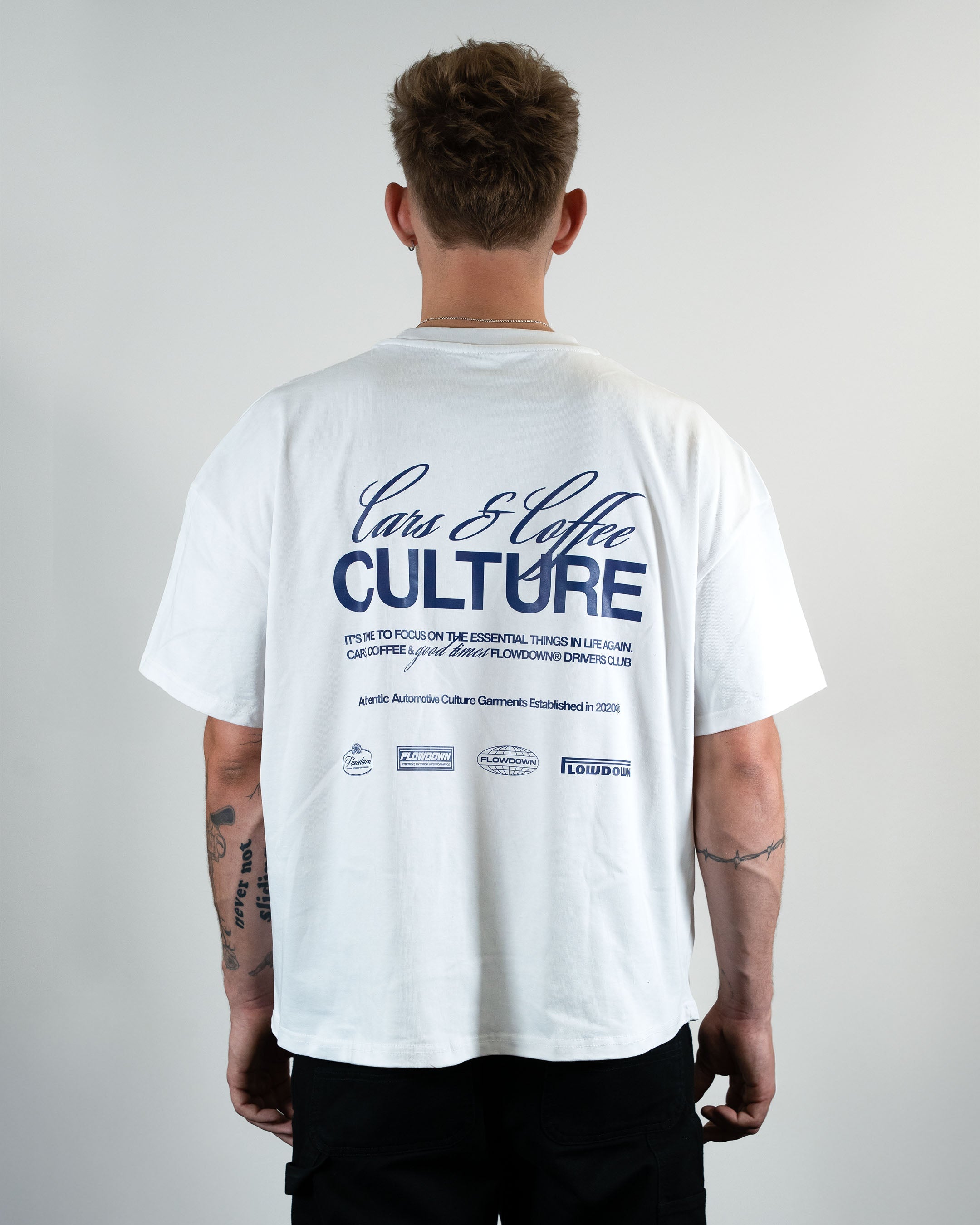 FLOW DOWN® CARS & COFFEE SHIRT 300gsm   FLOW DOWN®