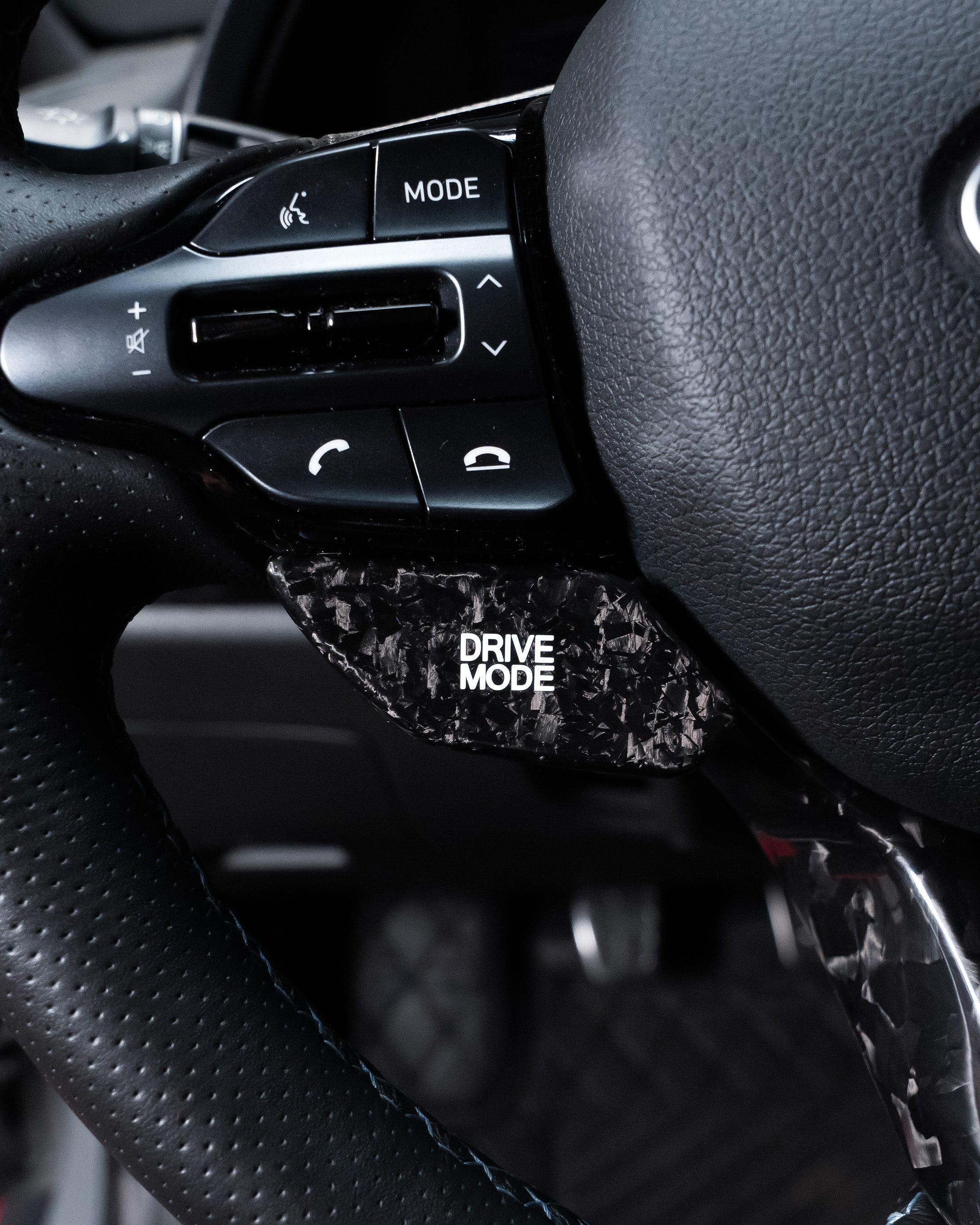NTECHNIKS Carbon Drive Mode Buttons für Hyundai I20N/I30N/Kona N   NTECHNIKS