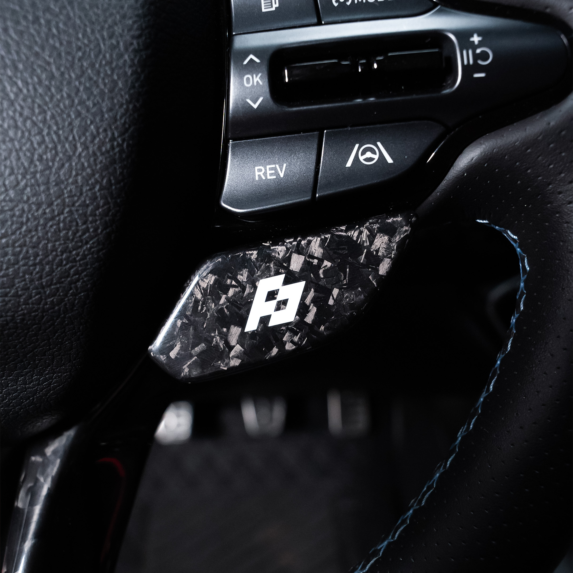 NTECHNIKS Carbon Drive Mode Buttons für Hyundai I20N/I30N/Kona N   NTECHNIKS