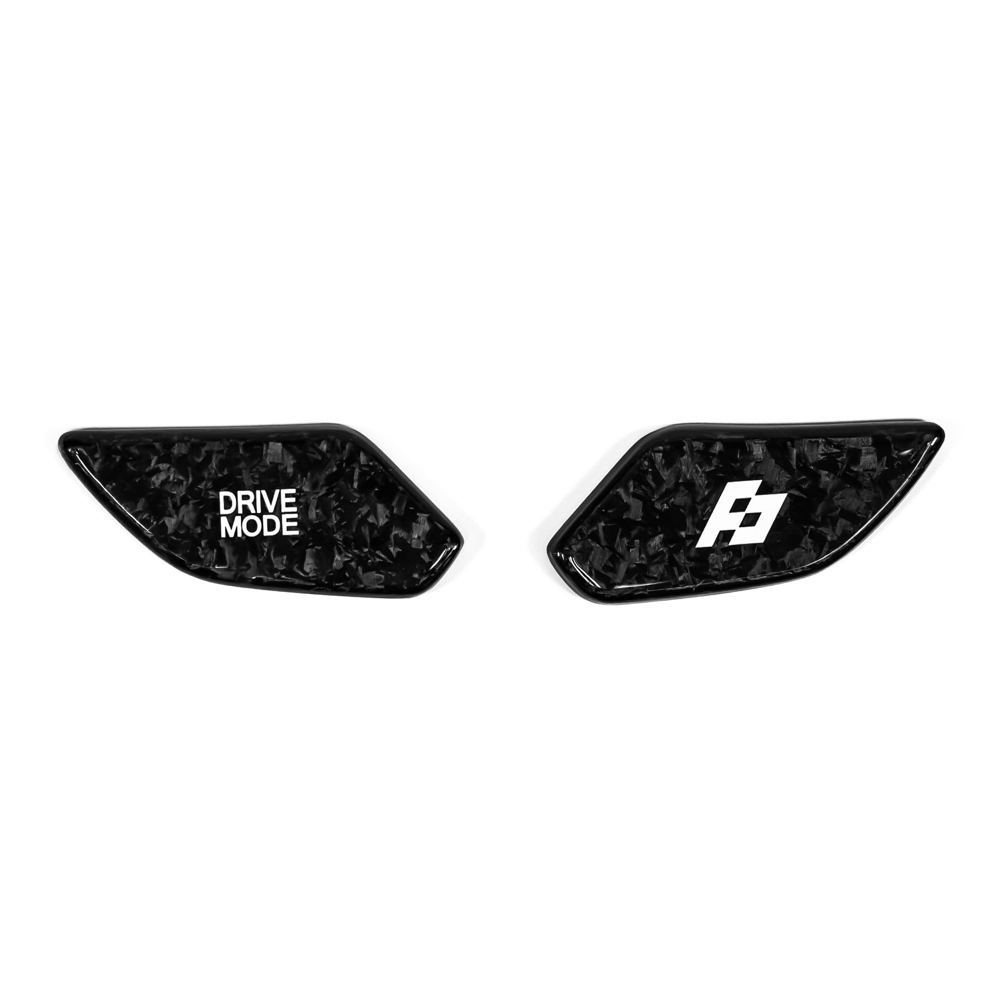 NTECHNIKS Carbon Drive Mode Buttons für Hyundai I20N/I30N/Kona N  Forged-Carbon-Weiß NTECHNIKS