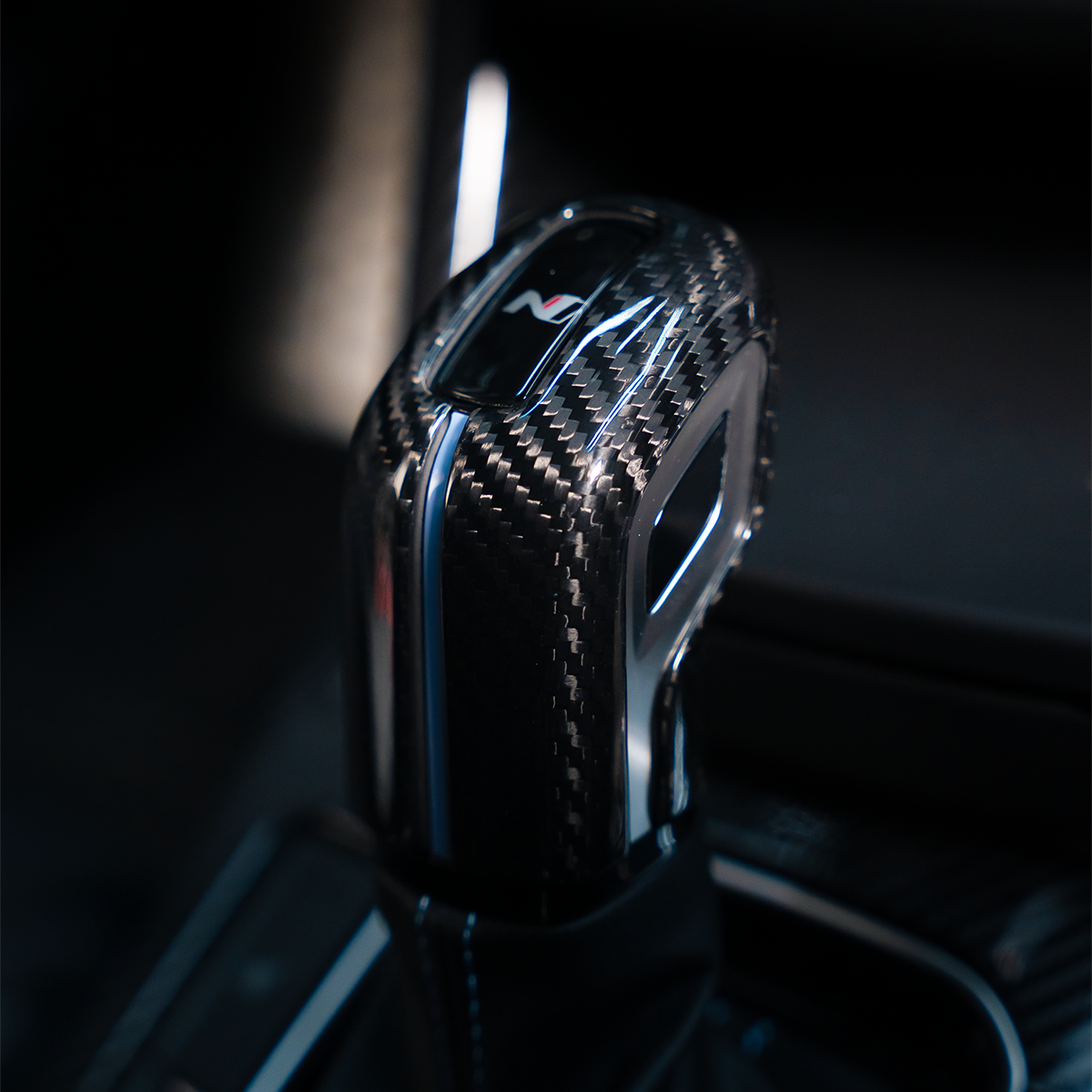 Carbon Schaltknauf Cover für Hyundai I30N / Kona N