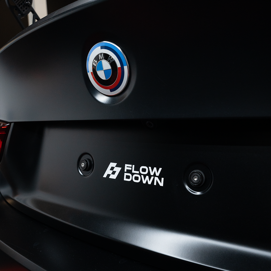 FLOW DOWN® STICKER LICENSE PLATE RECESS