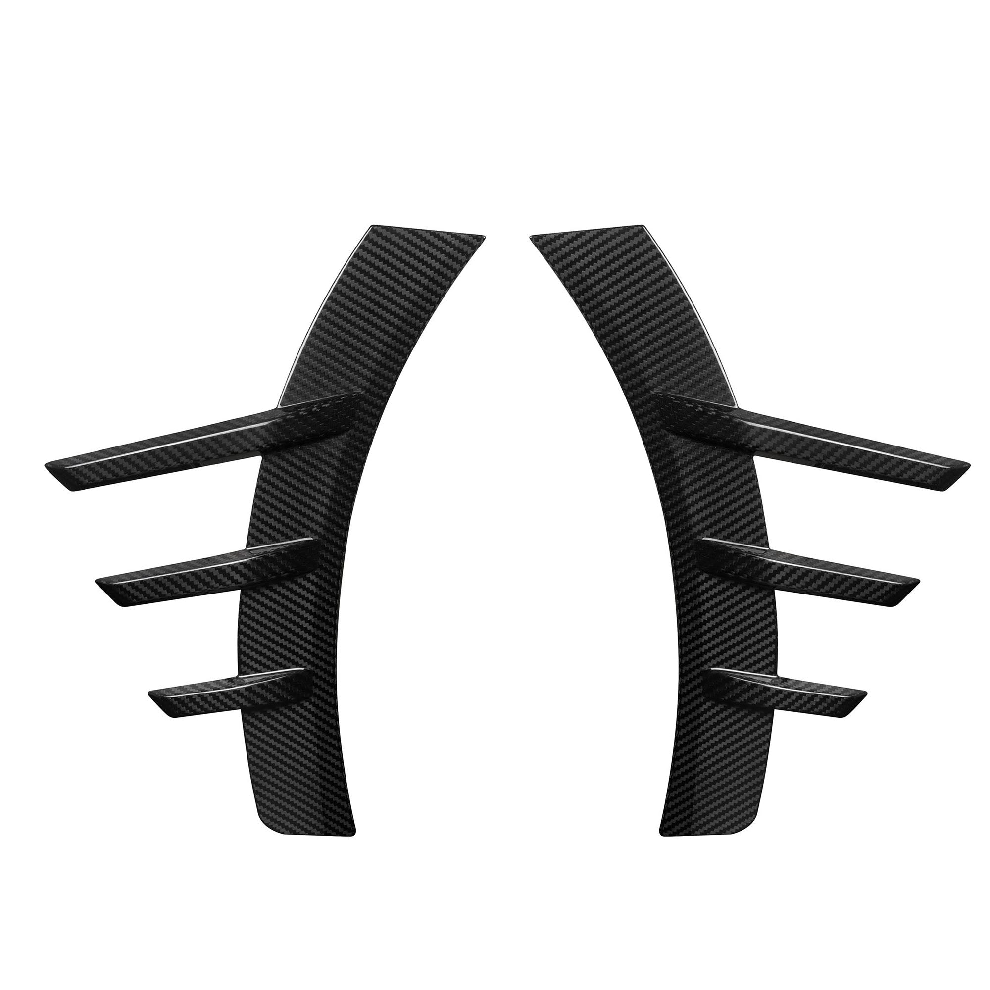 Kotflügel Zierleiste hinten aus PrePreg Carbon für BMW M2 G87   FLOW DOWN®