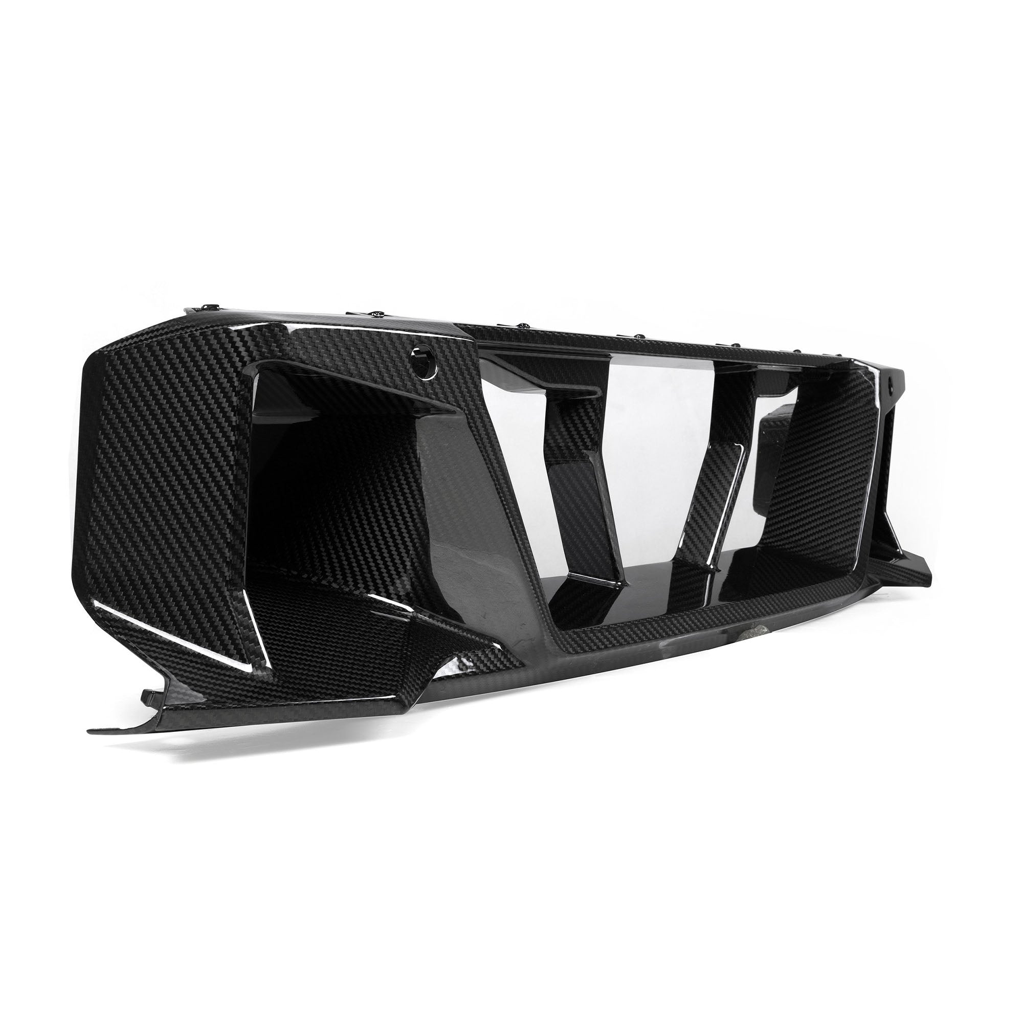 Mittlere Stoßstangenverkleidung aus PrePreg Carbon für BMW M2 G87   FLOW DOWN®