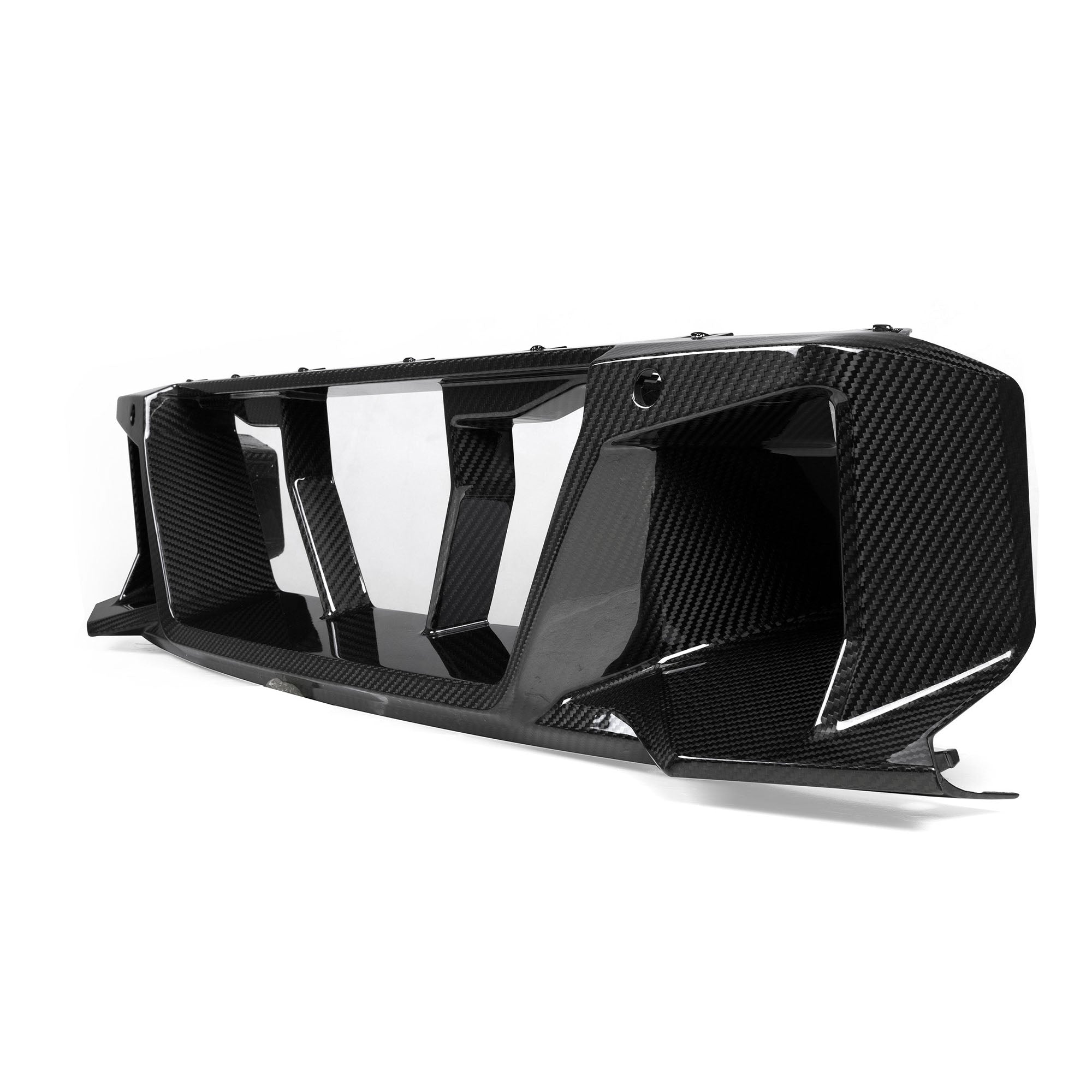 Mittlere Stoßstangenverkleidung aus PrePreg Carbon für BMW M2 G87   FLOW DOWN®
