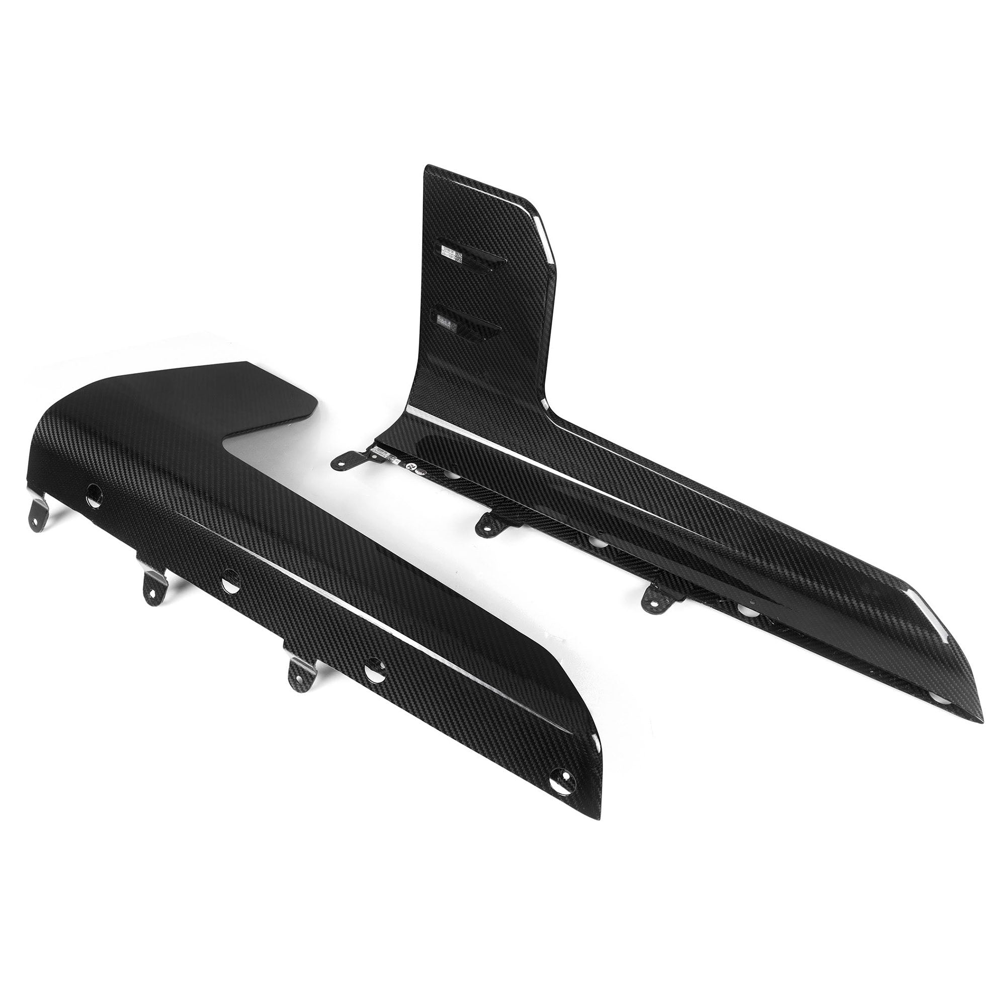 Seitenschweller Ansätze aus PrePreg Carbon für BMW M2 G87   FLOW DOWN®