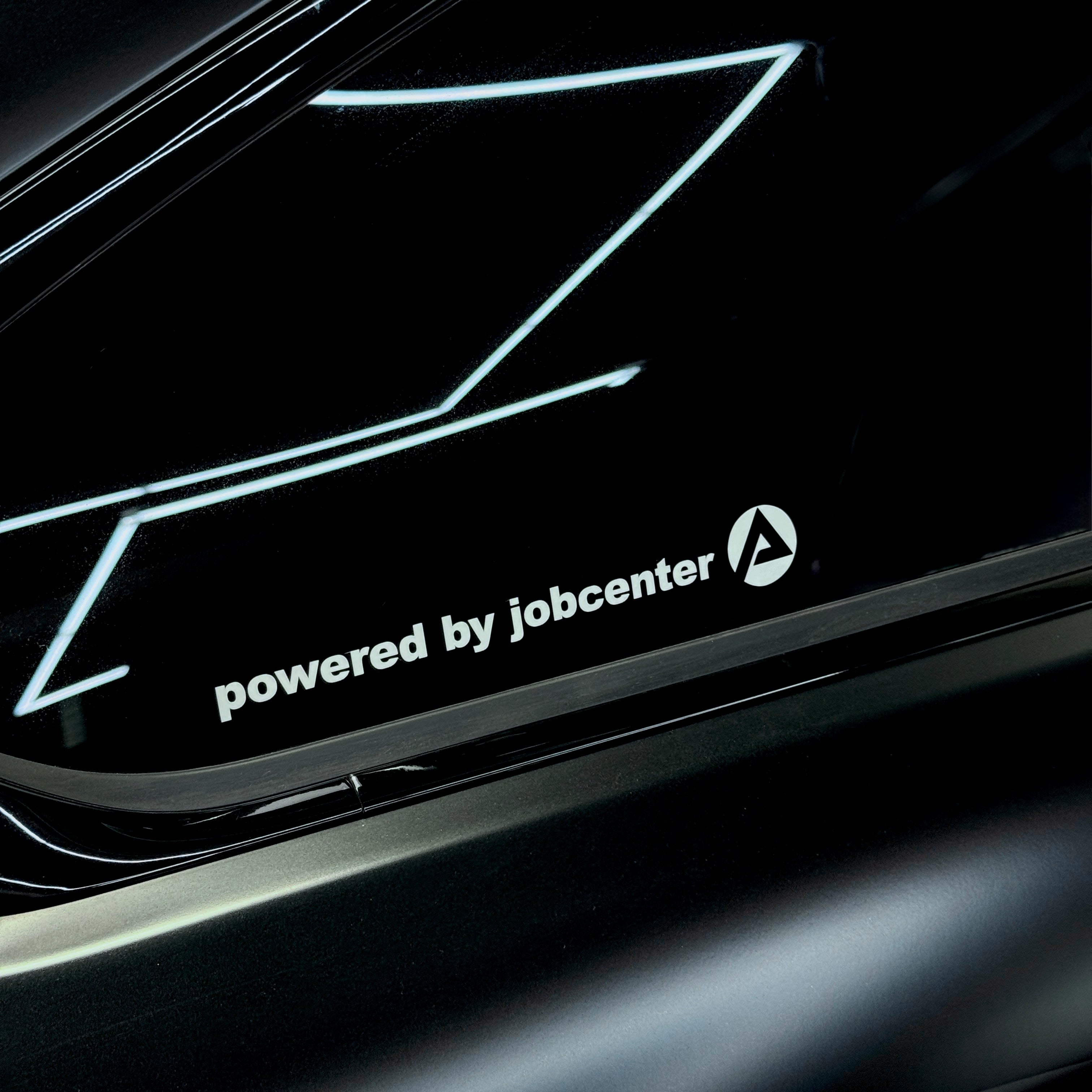 POWERED BY JOBCENTER STICKER   FLOW DOWN®