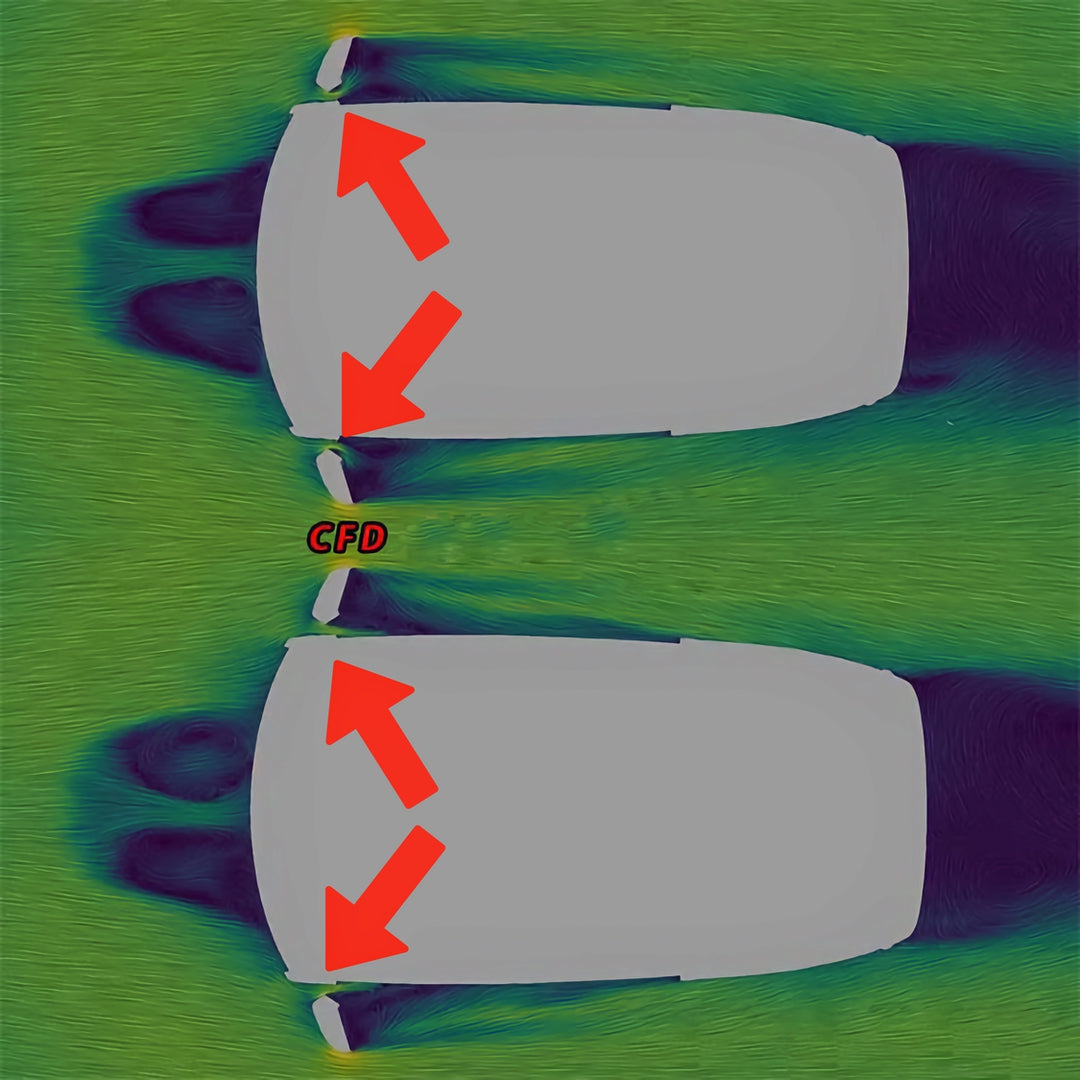 Fensterdiffusor Ecke mit AERO Funktion passend für BMW M2 G87 inkl. LCI   Sooqoo