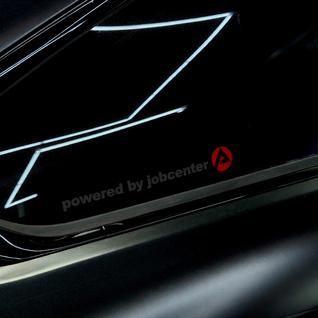 POWERED BY JOBCENTER STICKER   FLOW DOWN®