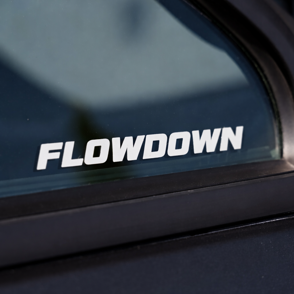 FLOW DOWN® MINIMAL STICKER   FLOW DOWN®