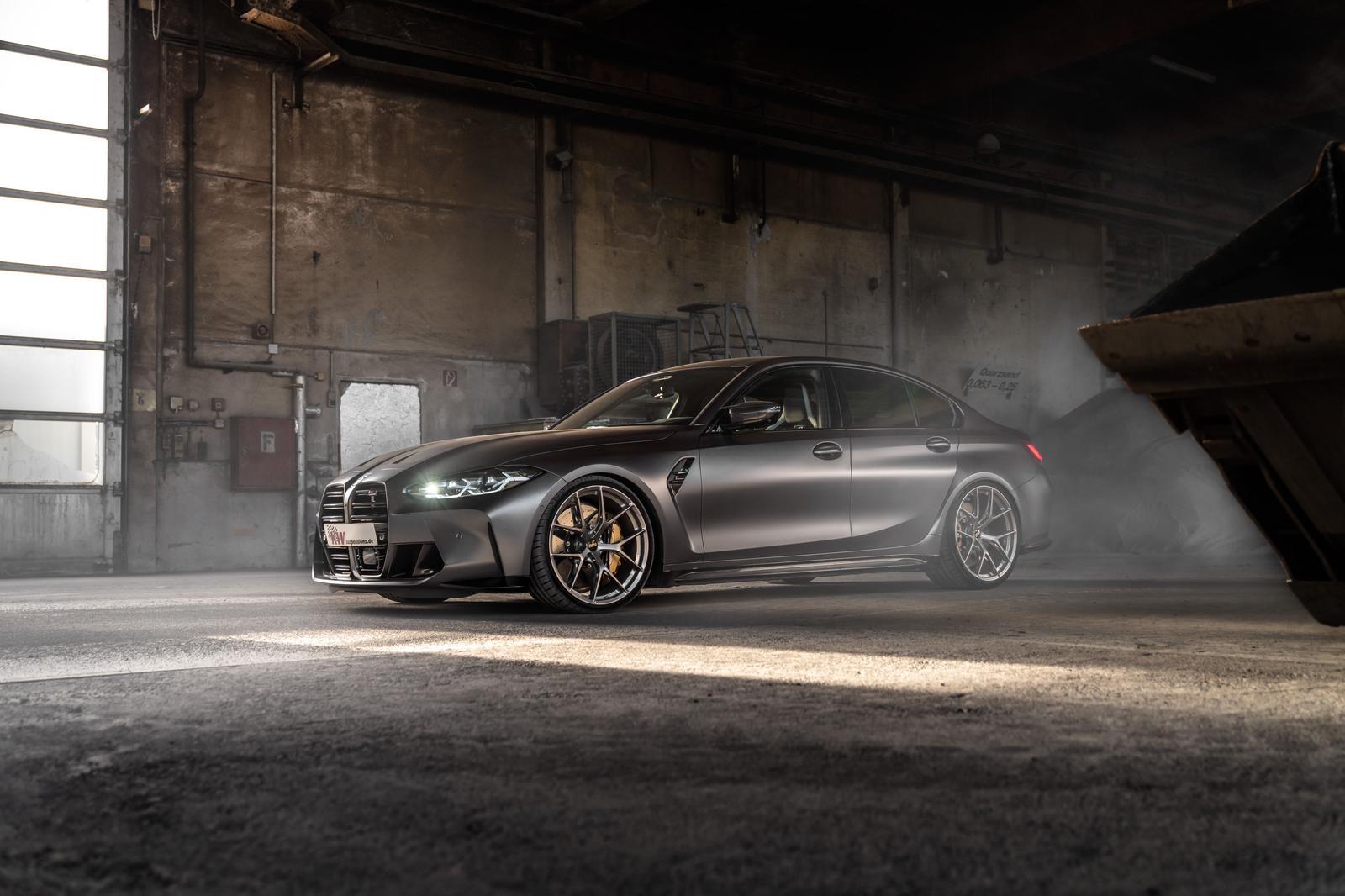 KW Gewindefahrwerk V3 inox (inkl. Stilllegung f. elektr. Dämpfer) für BMW M3 G80